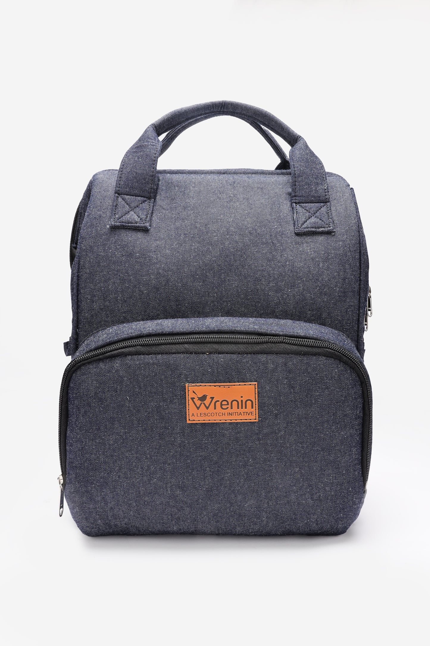 Cotton Maternity Diaper Backpack for Mom's -Urban Denim