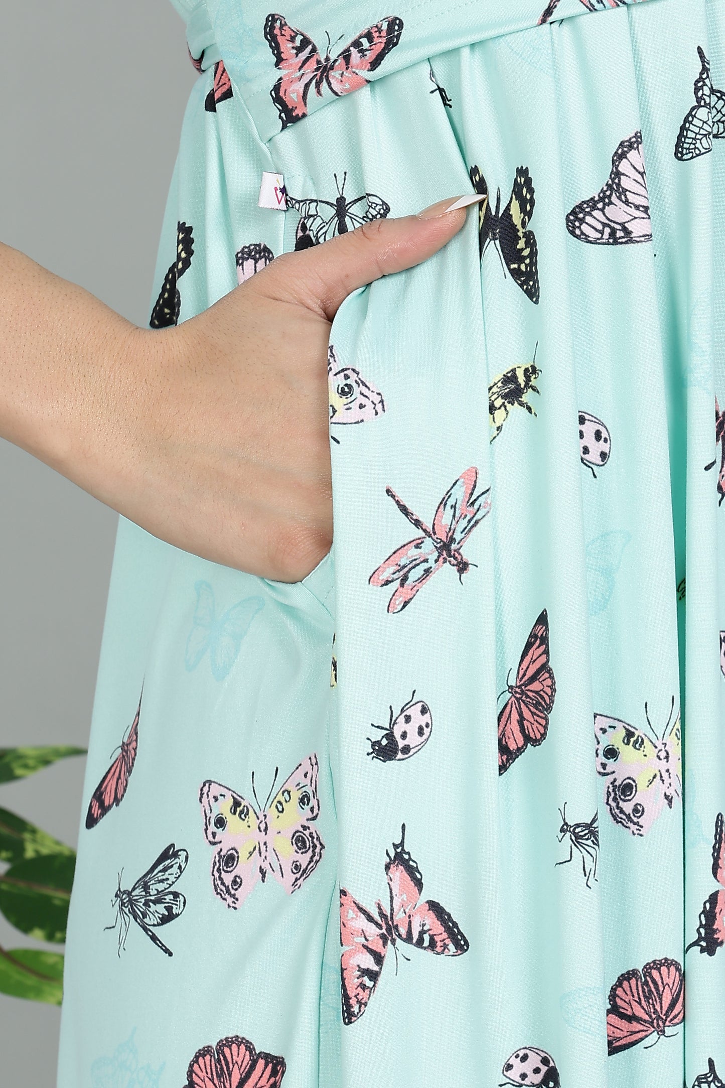ZIPLESS MATERNITY WEAR PUFFSLEEVE |SPUN| LEPIDOPTERA LUXE