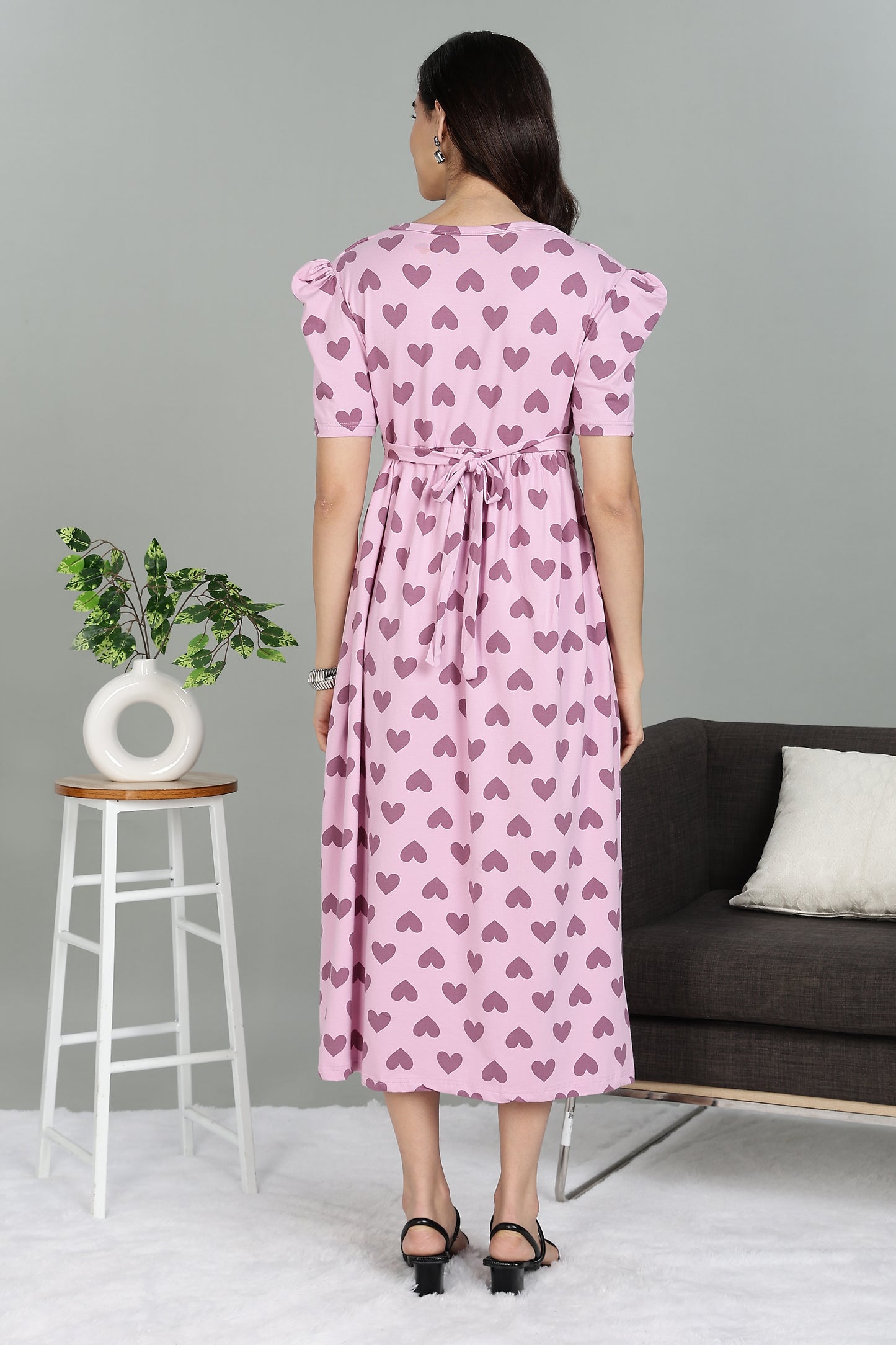 ZIPLESS MATERNITY WEAR |PUFFSLEEVE | VALENTINE VOGUE