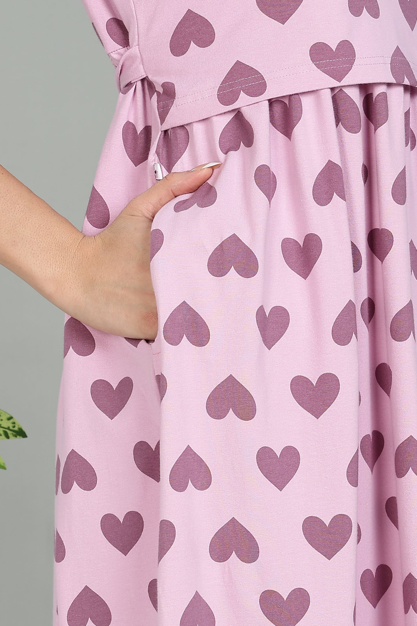ZIPLESS MATERNITY WEAR |PUFFSLEEVE | VALENTINE VOGUE