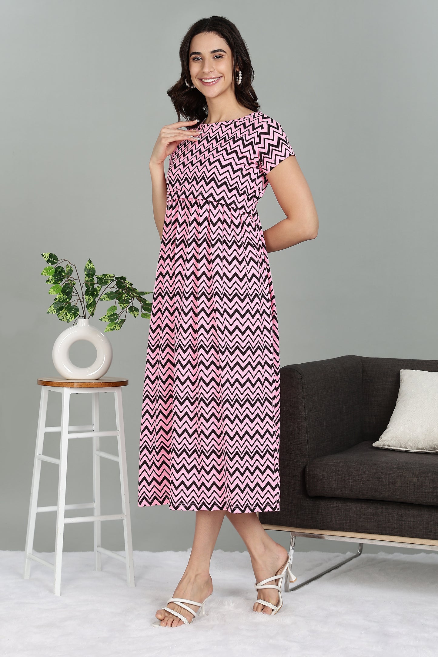 ZIPLESS MATERNITY WEAR |SHORTSLEEVE | ZIGZAG ZEAL