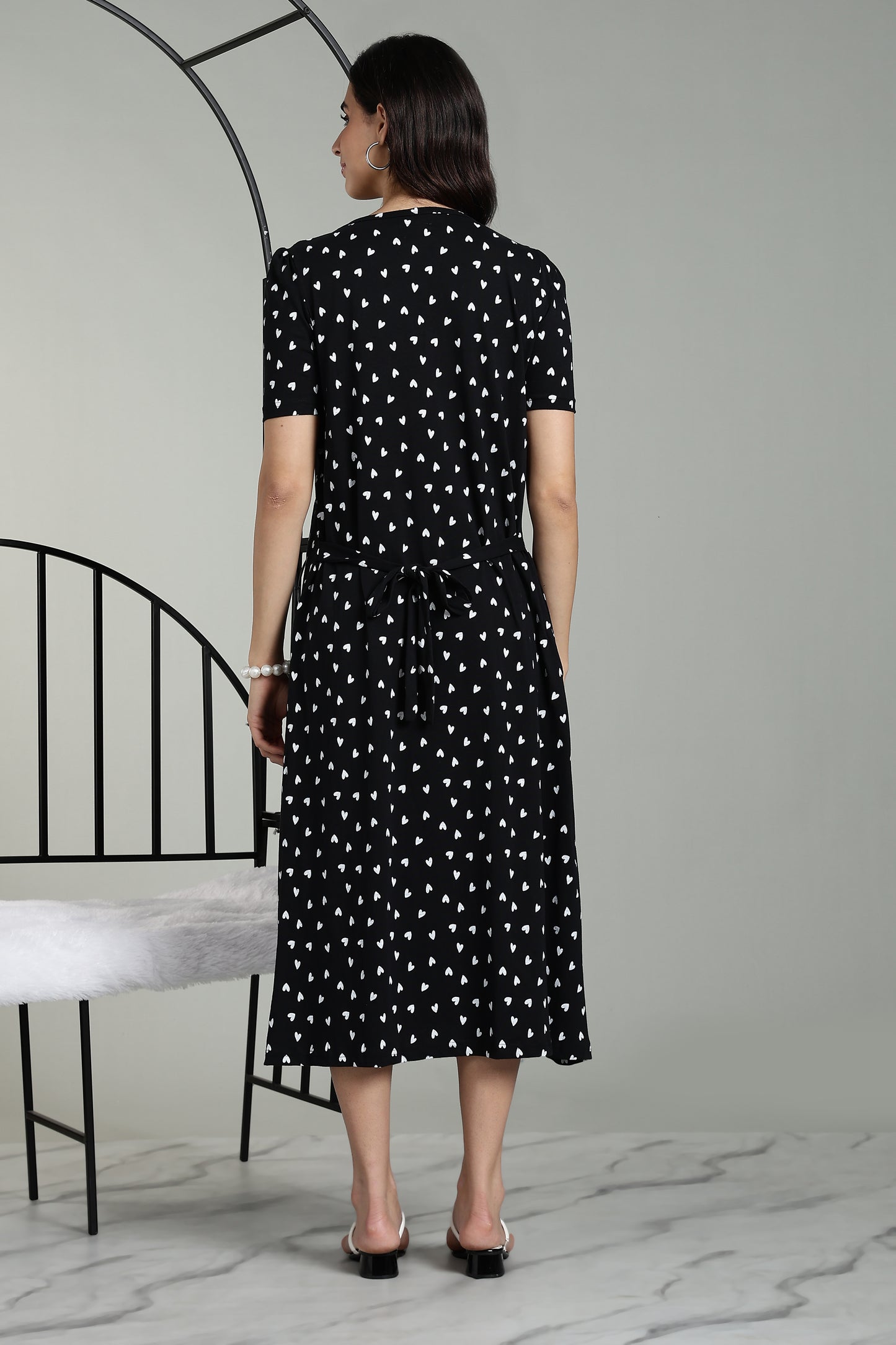 Maternity wear with Shawl - Luxe Starry Romance
