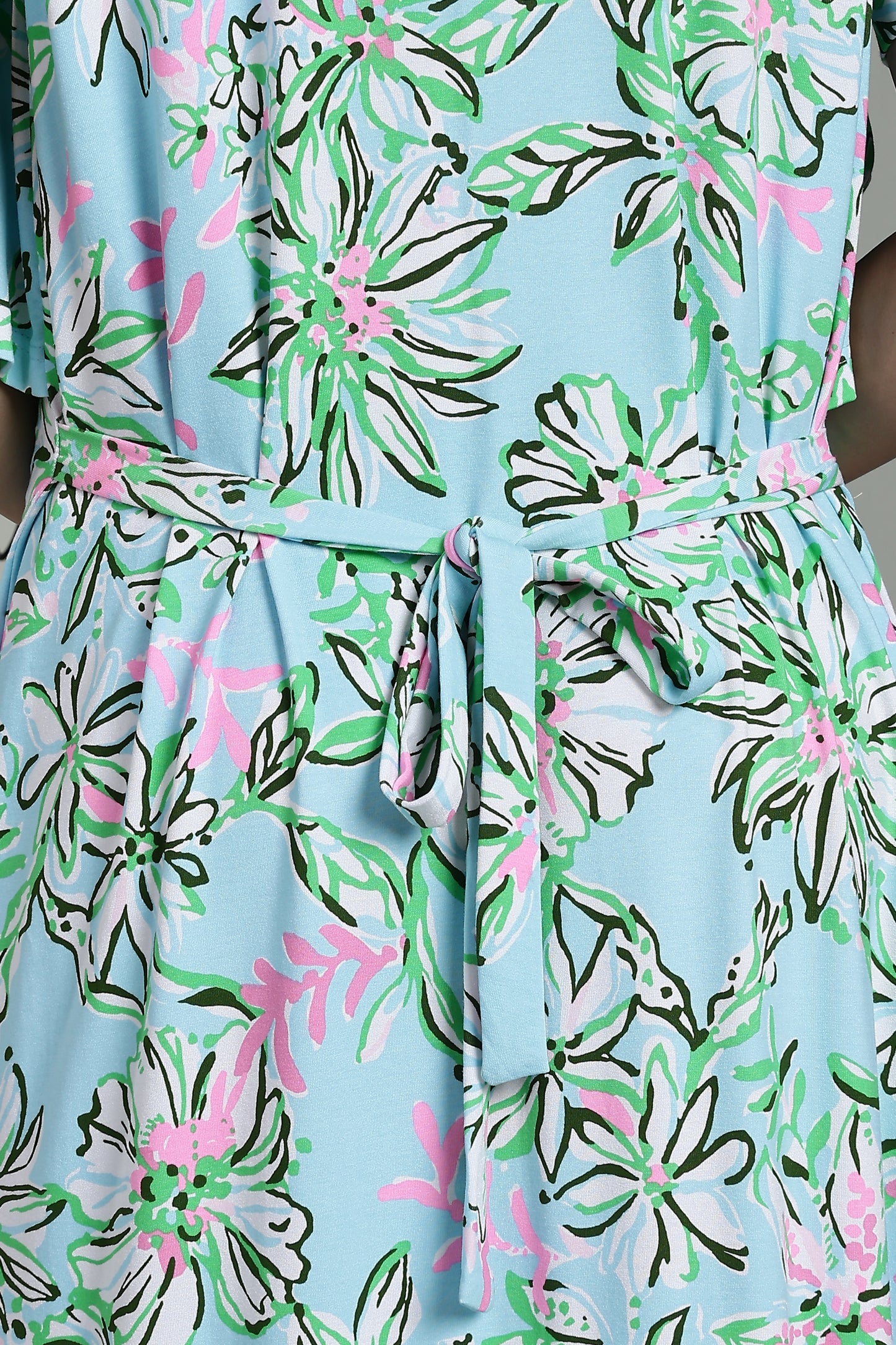 Maternity Wear With Shawl - Tropical Mist
