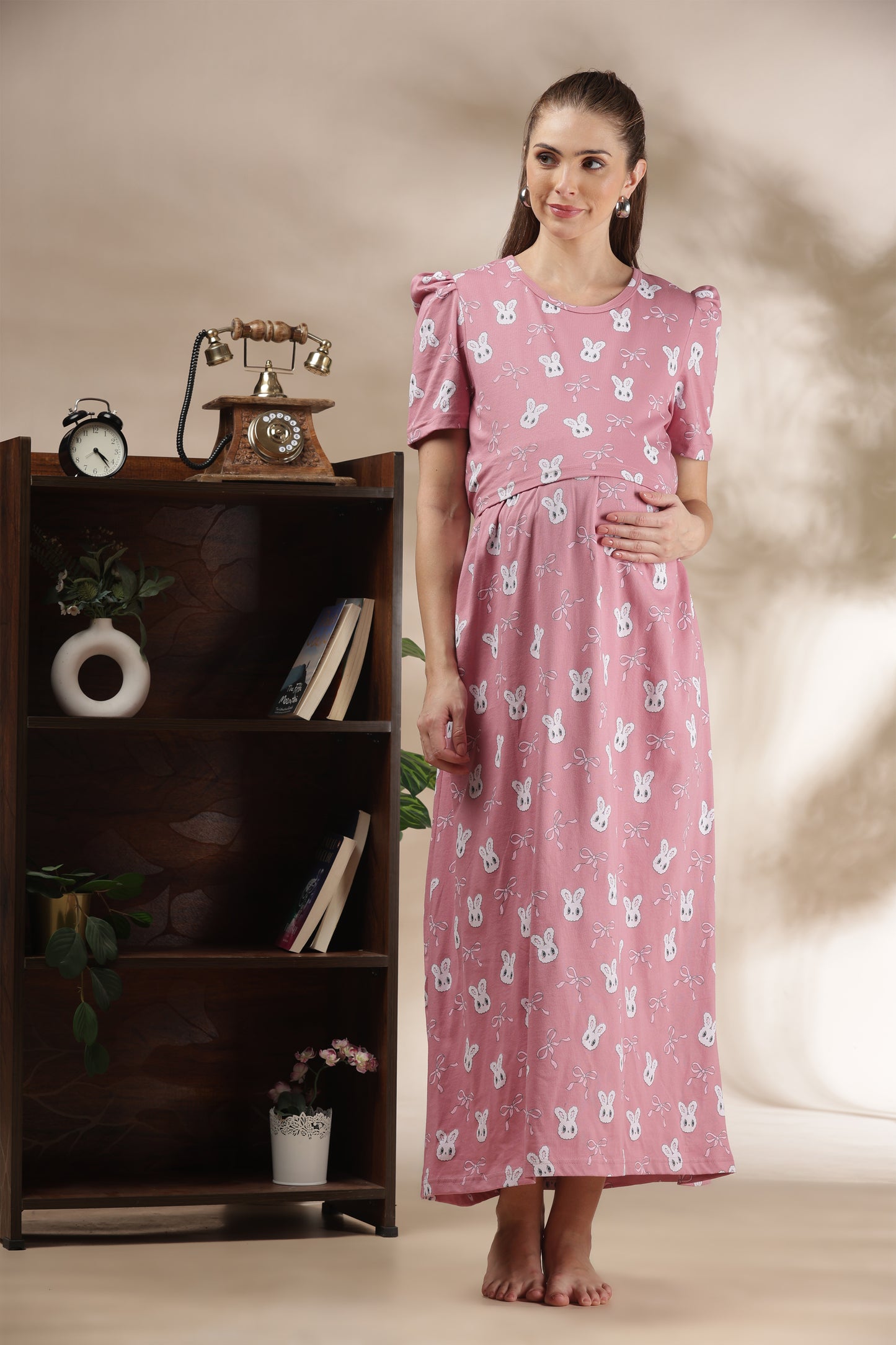 ZIPLESS MATERNITY WEAR | PUFFSLEEVE | MAMA BUNNY BLISS