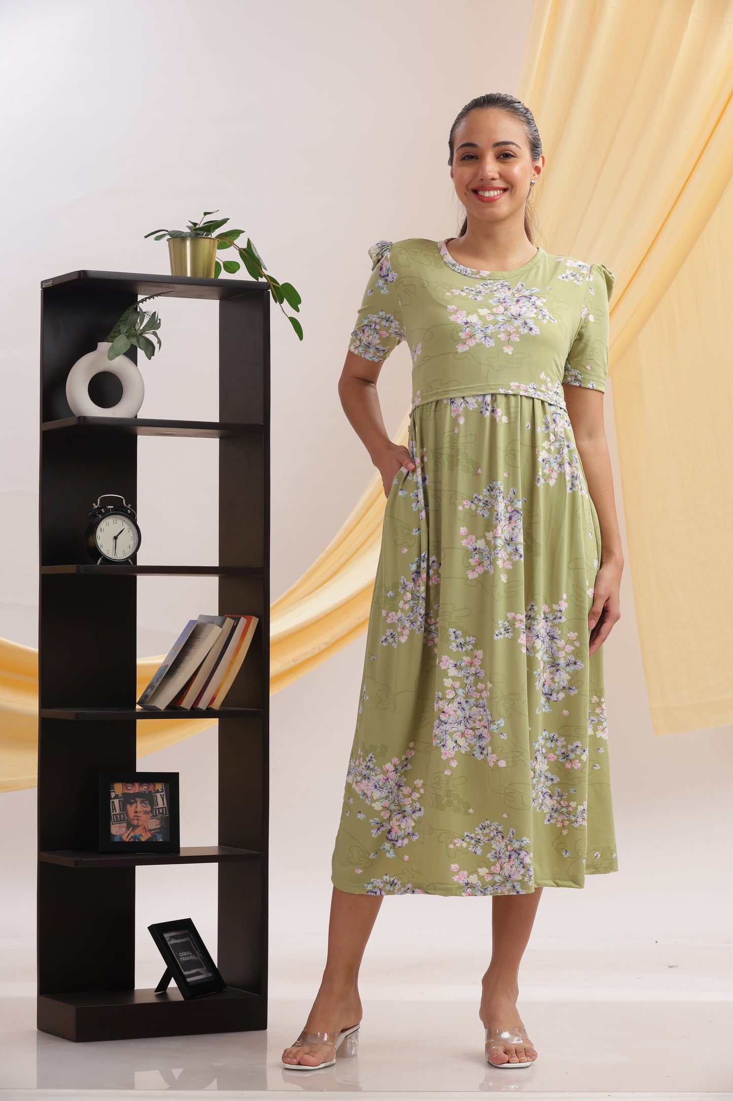 ZIPLESS MATERNITY WEAR | PUFFSLEEVE | MAMA'S MEADOW FLOW