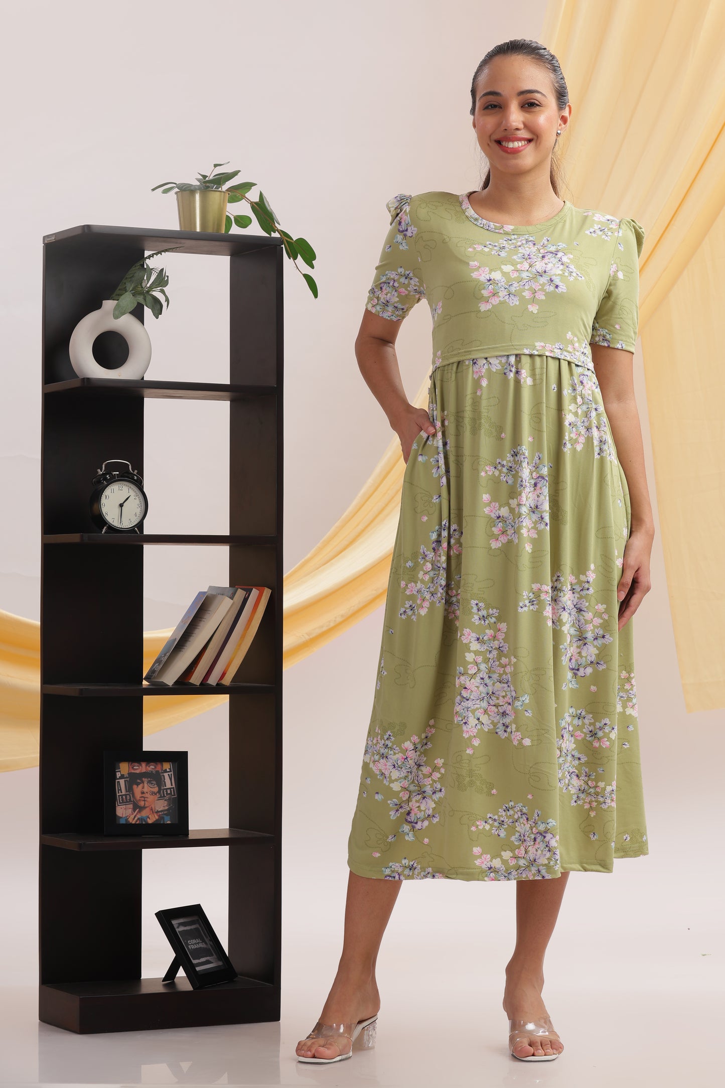 ZIPLESS MATERNITY WEAR | PUFFSLEEVE | MAMA'S MEADOW FLOW