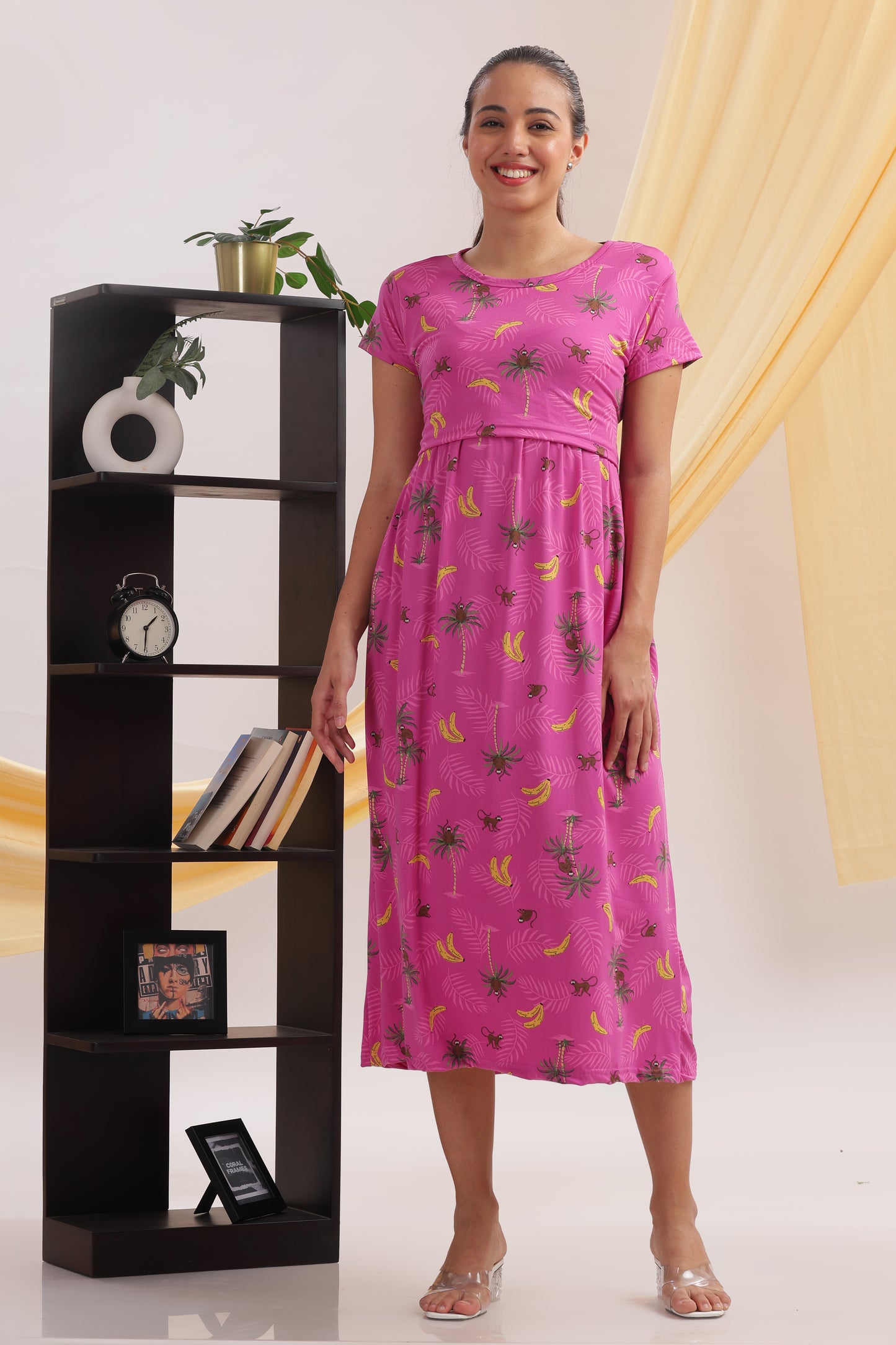 ZIPLESS MATERNITY WEAR | SHORTSLEEVE | FUCHSIA FUN-DAY