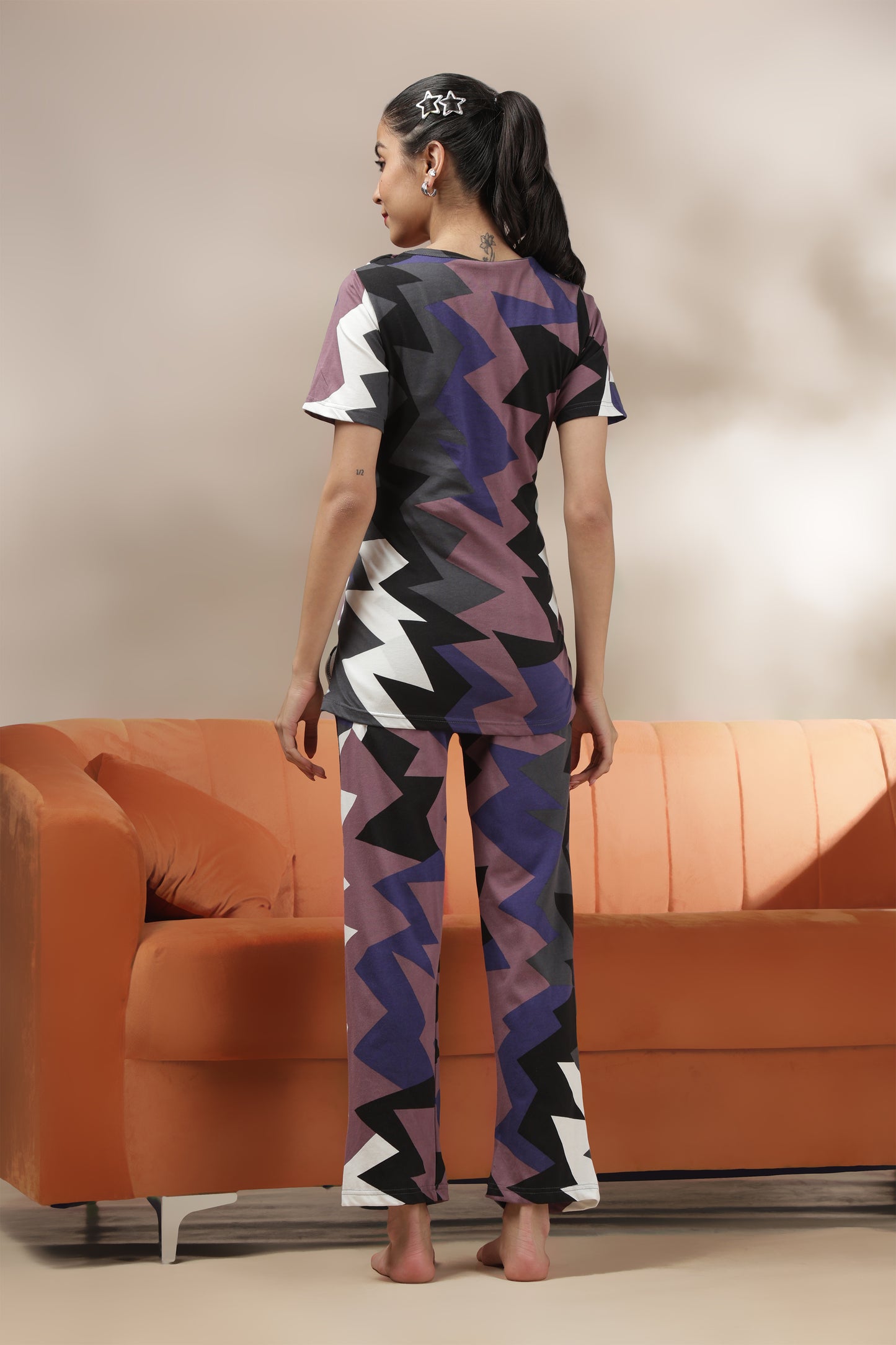 MATERNITY COORDS | ZIPLESS T-SHIRT WITH PANTS |SPUN |INTRODUCTORY PRICE | PATTERN PLAY