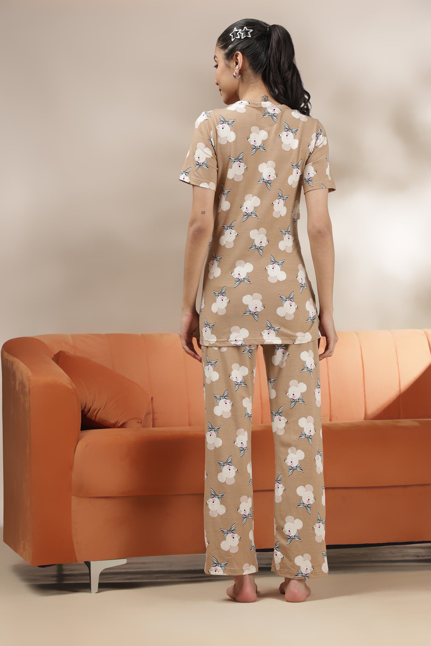 MATERNITY COORDS | ZIPLESS T-SHIRT WITH PANTS |SPUN |INTRODUCTORY PRICE | BUTTERCREAM POISE