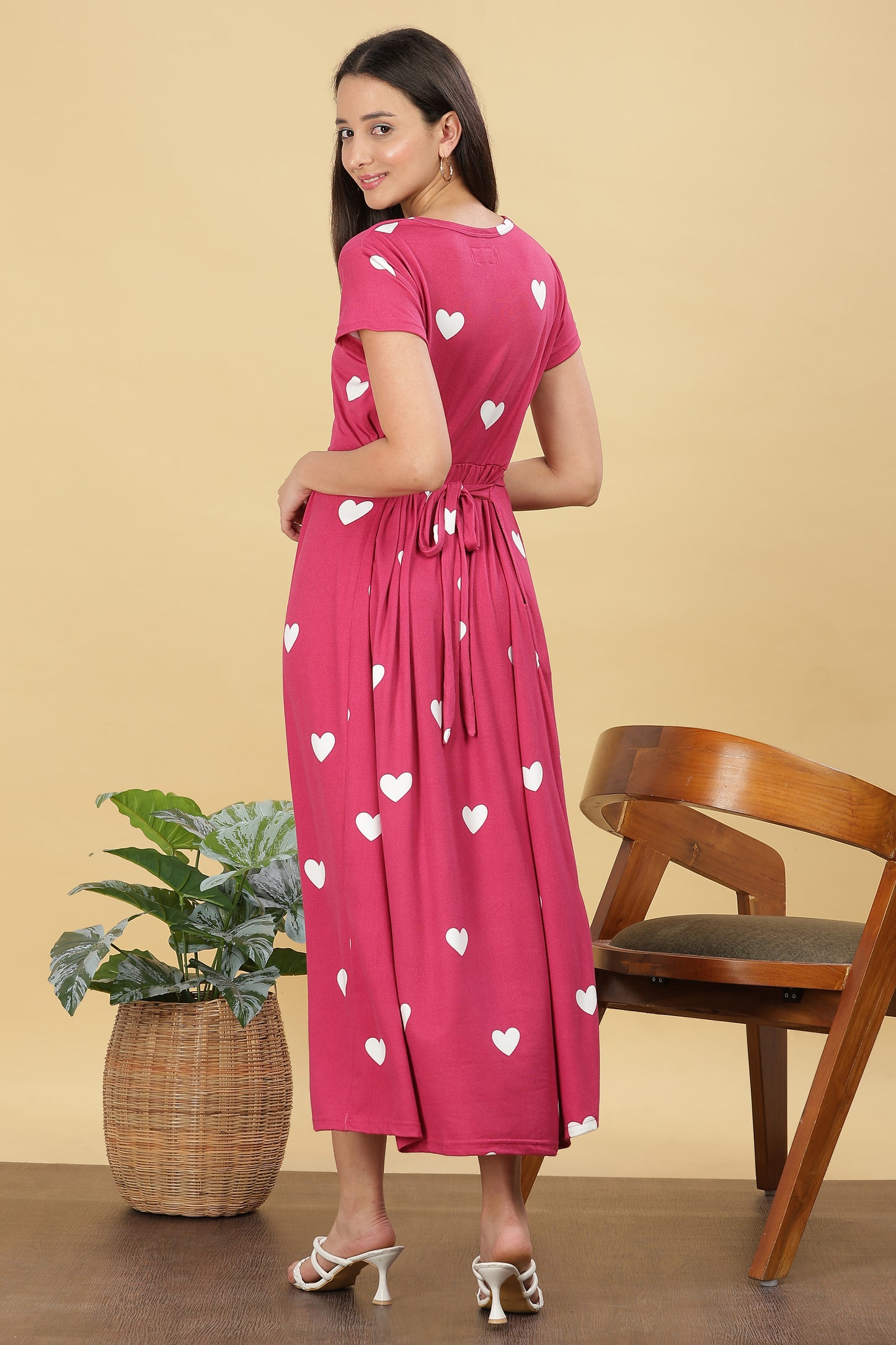 ZIPLESS MATERNITY WEAR SHORTSLEEVE - BUMP IN LOVE MAXI