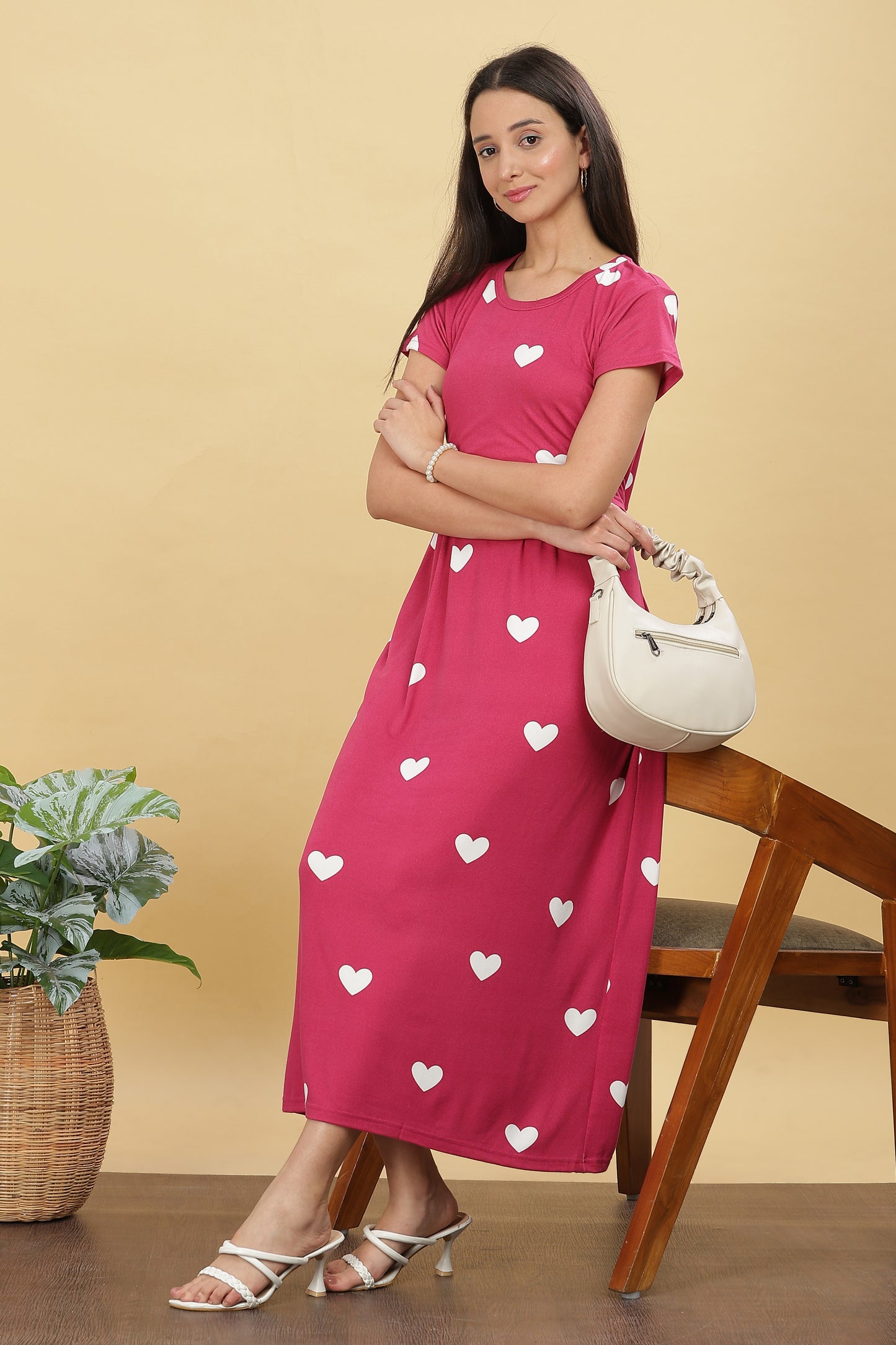ZIPLESS MATERNITY WEAR SHORTSLEEVE - BUMP IN LOVE MAXI