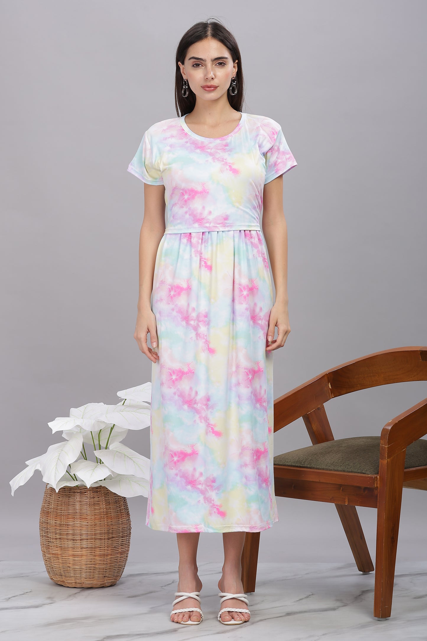 ZIPLESS MATERNITY WEAR SHORTSLEEVE - COTTON CANDY CHARM