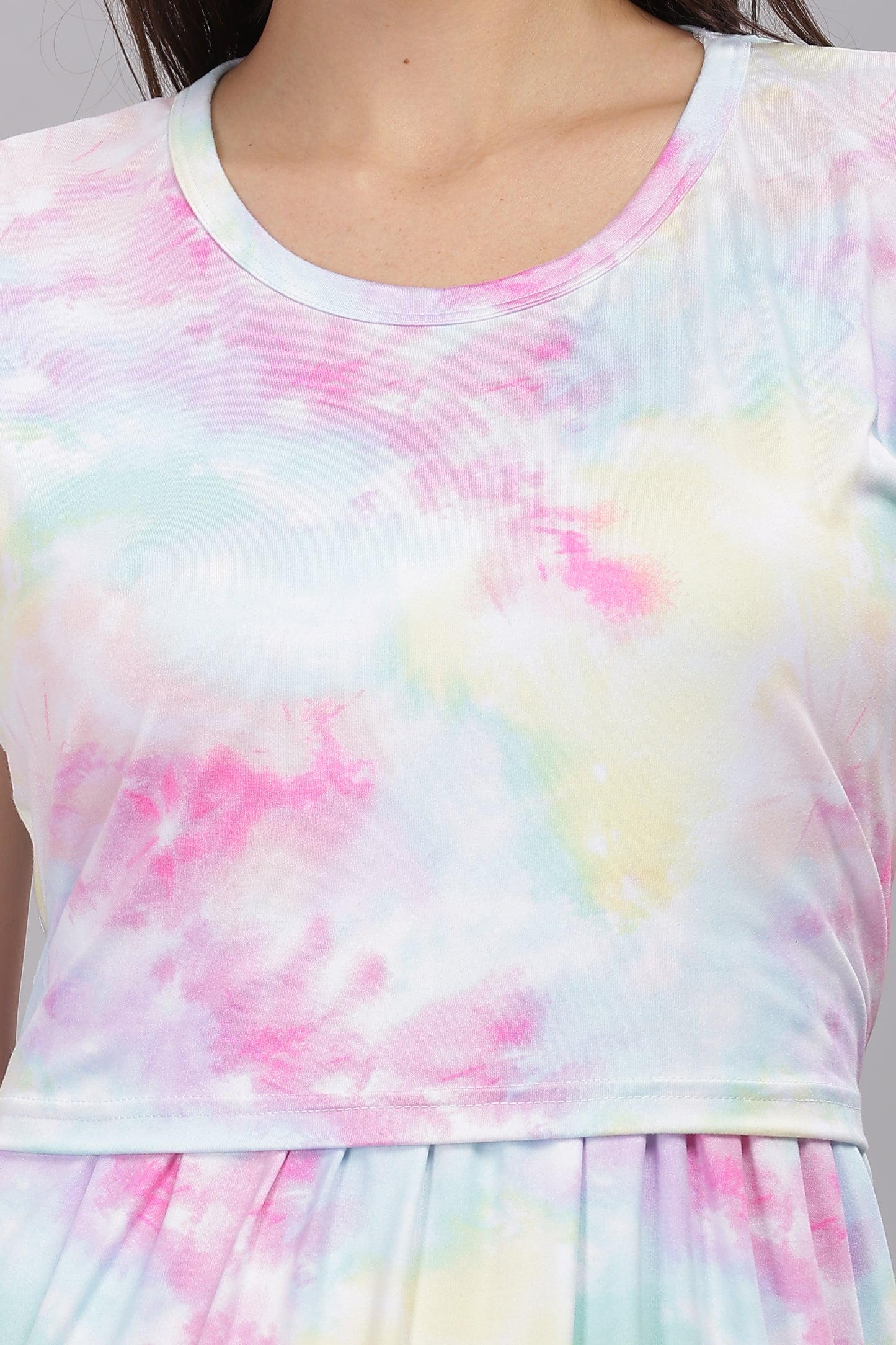 ZIPLESS MATERNITY WEAR SHORTSLEEVE - COTTON CANDY CHARM