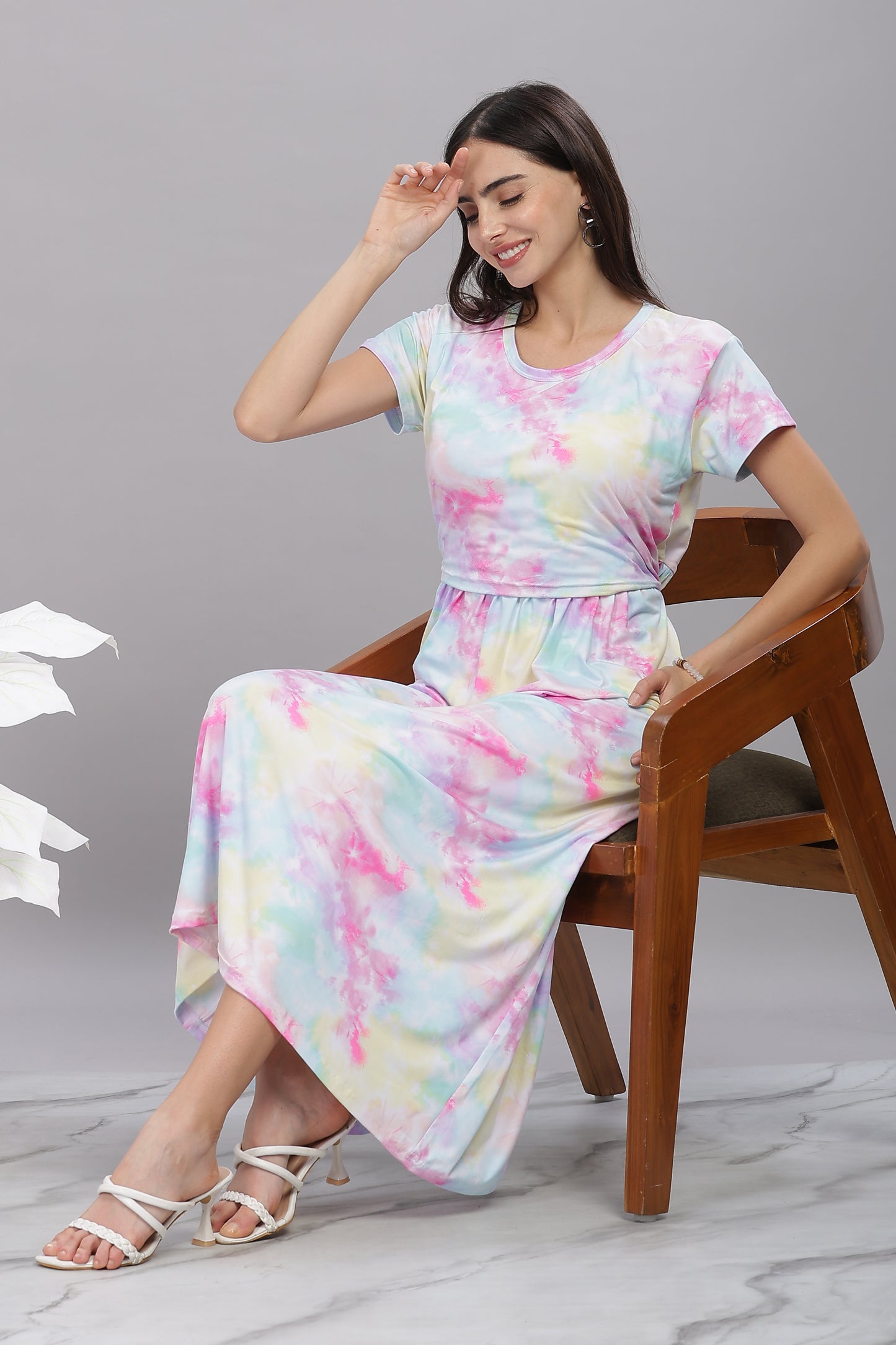 ZIPLESS MATERNITY WEAR SHORTSLEEVE - COTTON CANDY CHARM