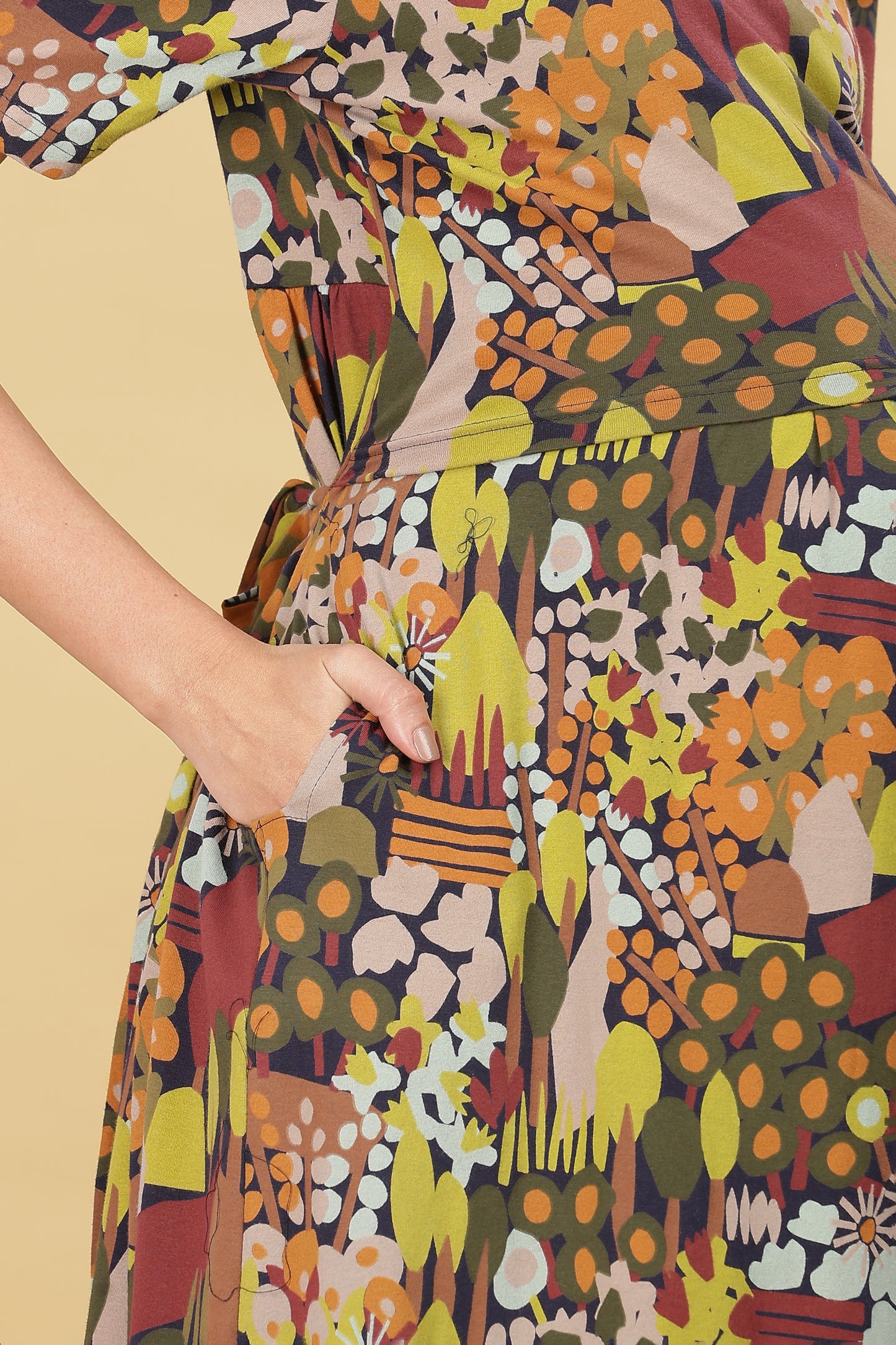 ZIPLESS MATERNITY WEAR PUFFSLEEVE - WOODLAND WHISPER