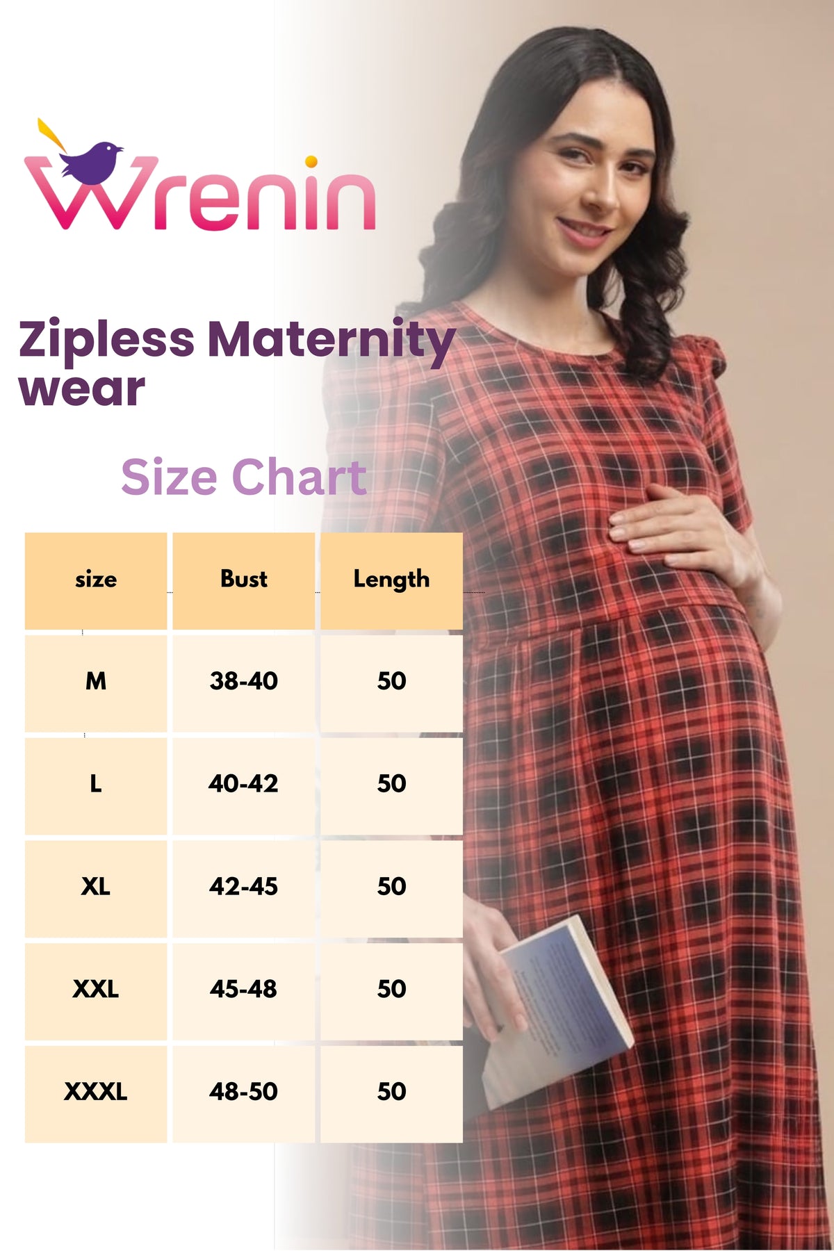ZIPLESS MATERNITY WEAR | KNITTED COTTON | BUTTERY SOFT | BRICKA