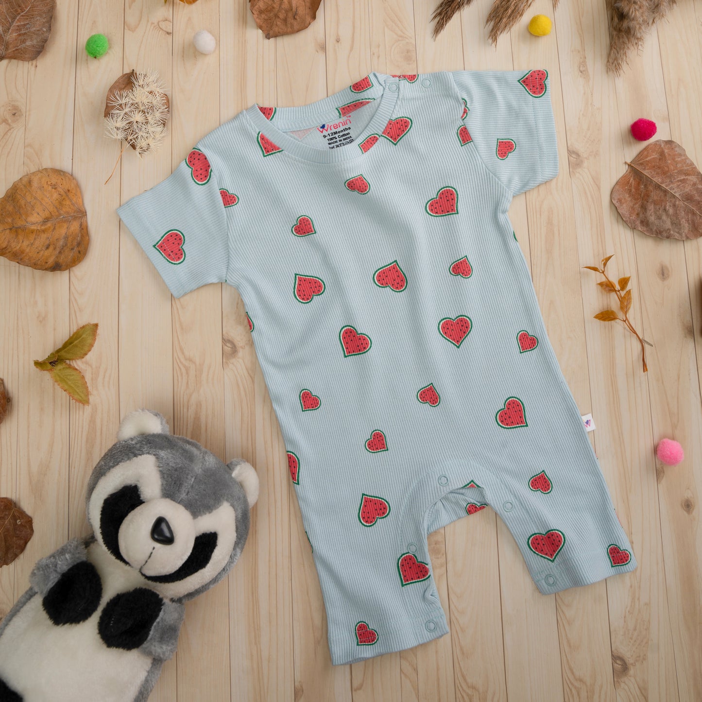 Half jumpsuit Printed - Heartful Melon