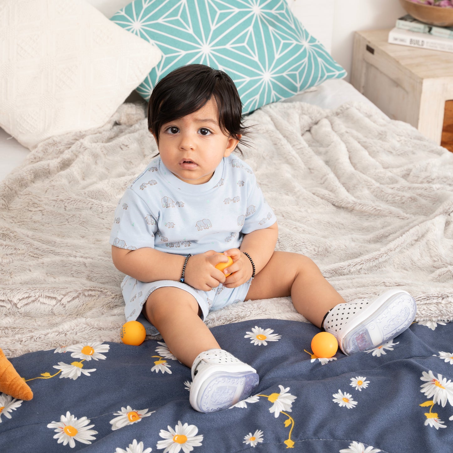 Blue Safari Charm - Coord Set shorts