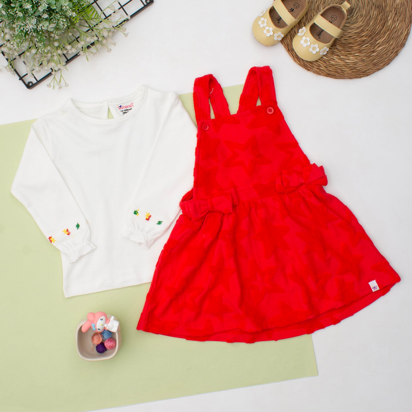 Cherry Charm - Pinny Set
