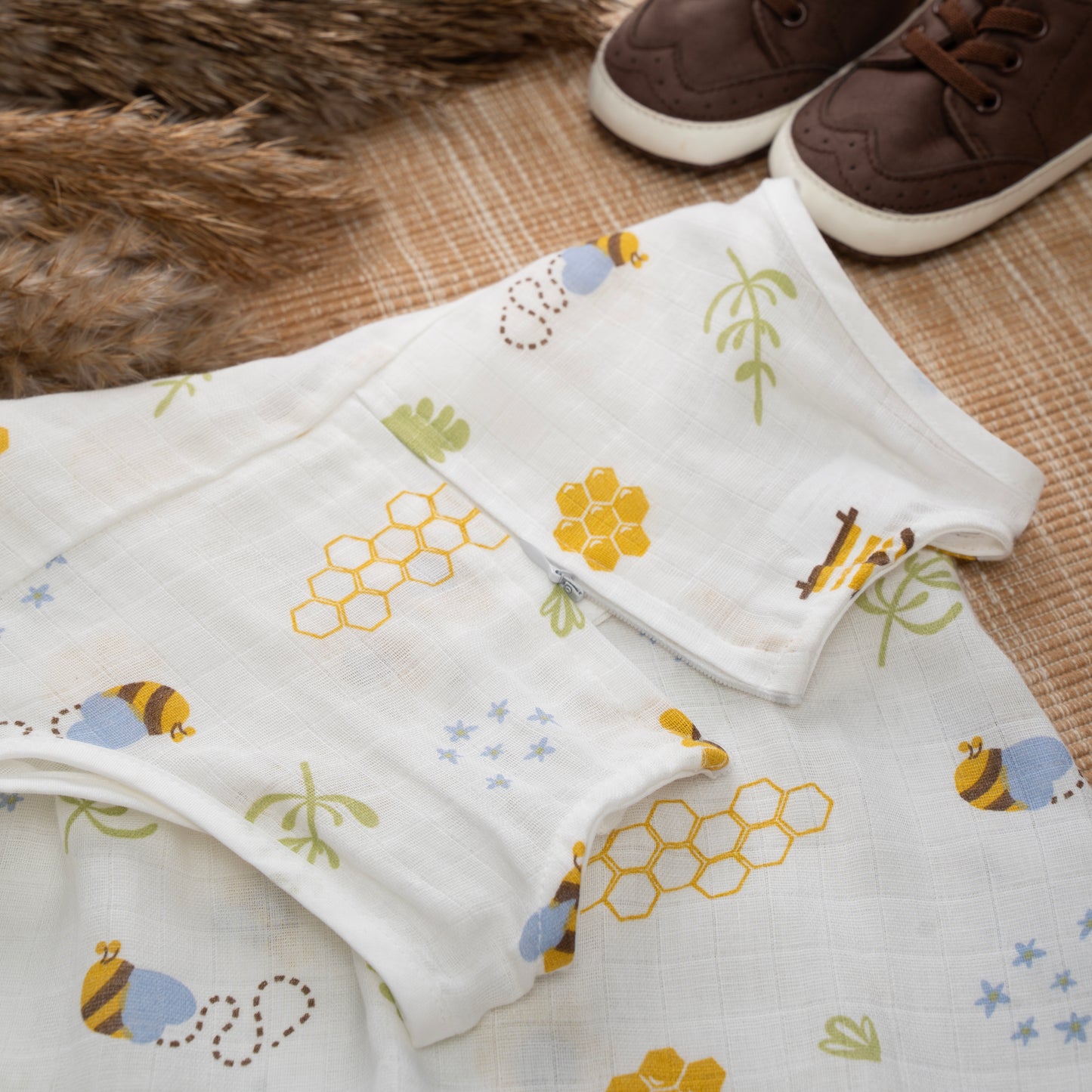 Muslin Frock FrillZip - Sweet Nectar