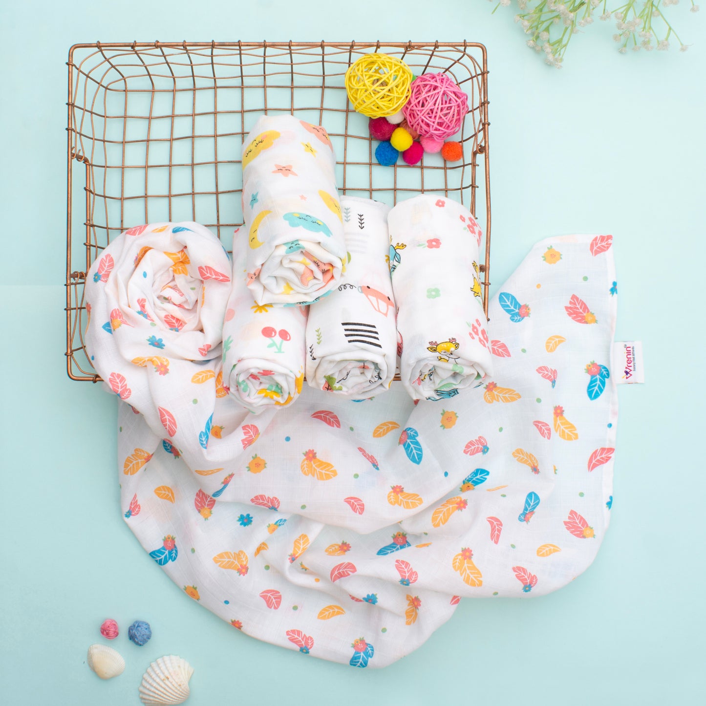 MUSLIN-BATH-TOWEL-TWINKLE TIDES