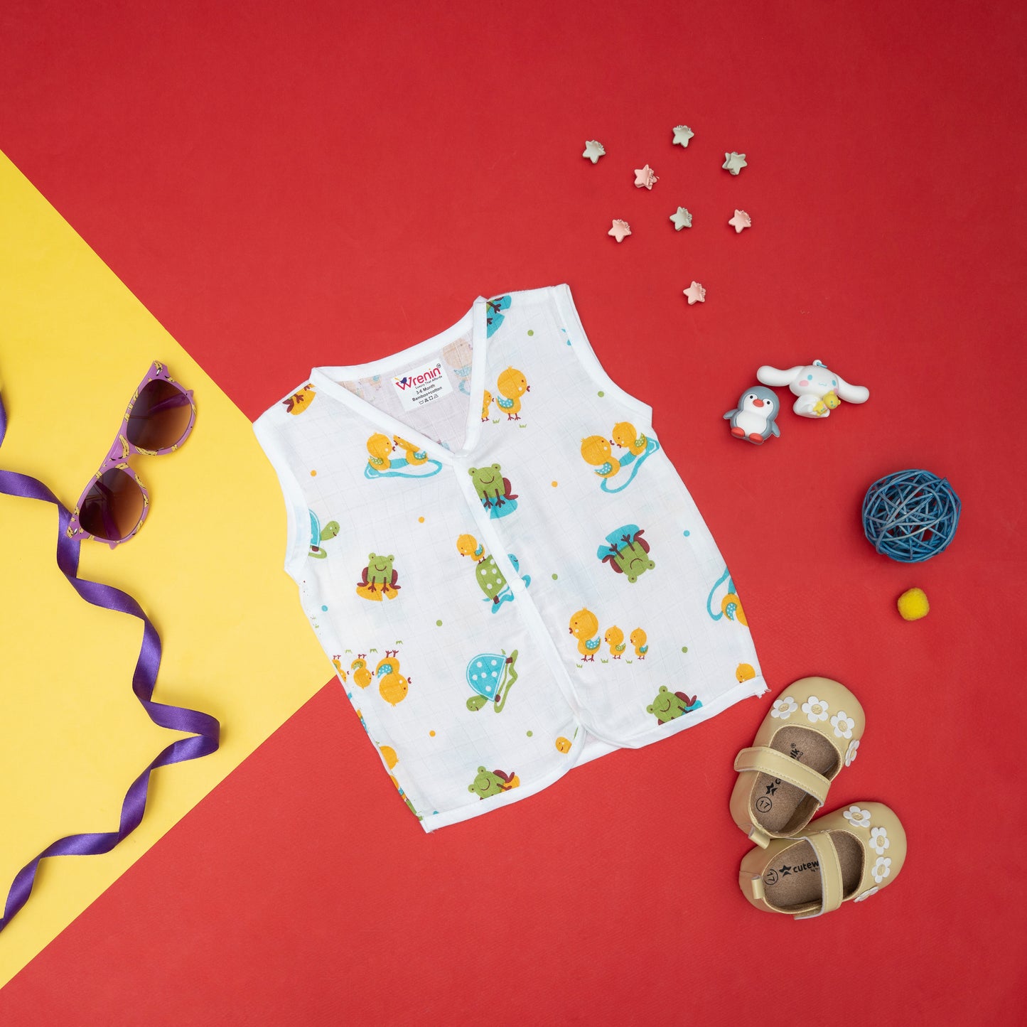 BAMBOO + ORGANIC - MUSLIN-JABLA - HOP & SPLASH