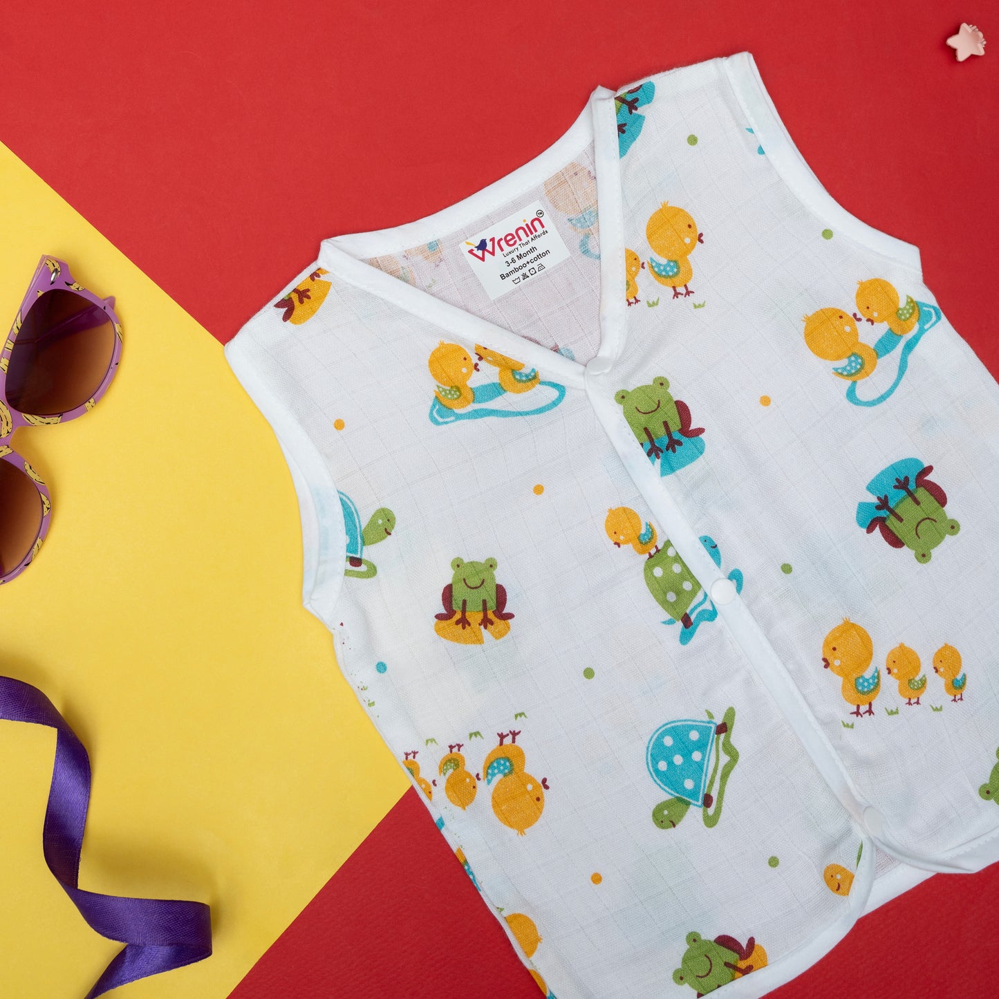 BAMBOO + ORGANIC - MUSLIN-JABLA - HOP & SPLASH
