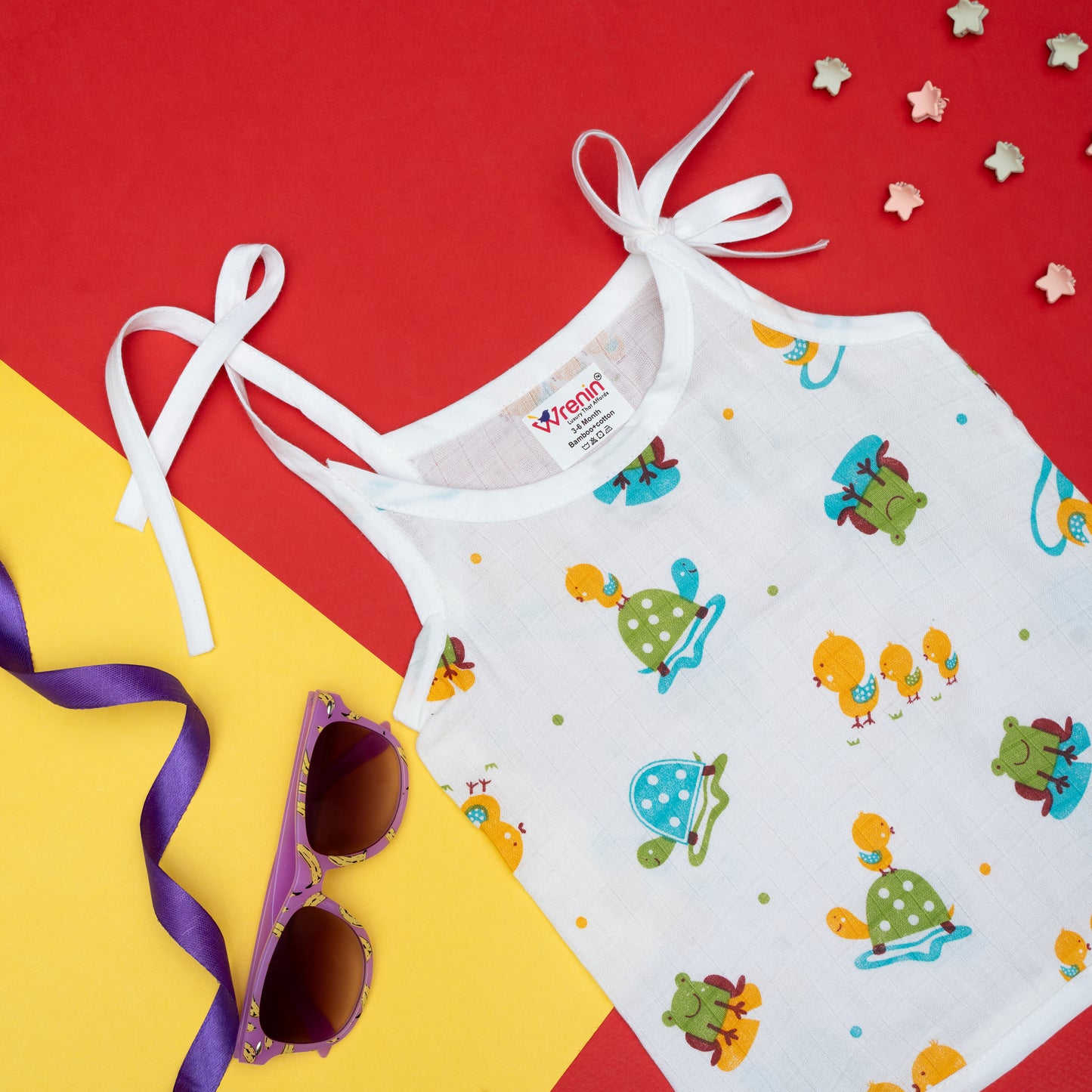 BAMBOO + ORGANIC - MUSLIN - JABLA KNOT - HOP & SPLASH