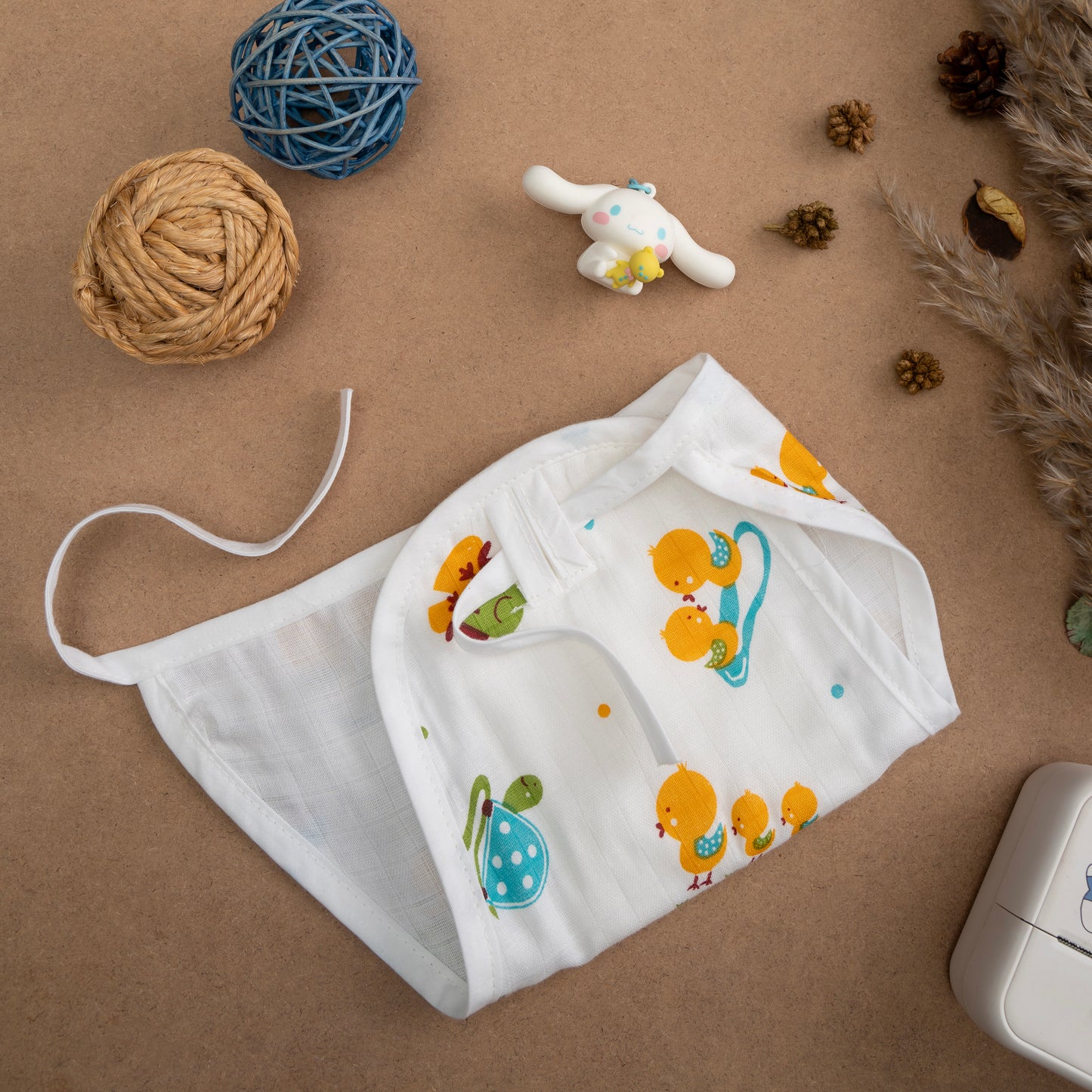 BAMBOO + ORGANIC - MUSLIN - NAPPY - HOP & SPLASH