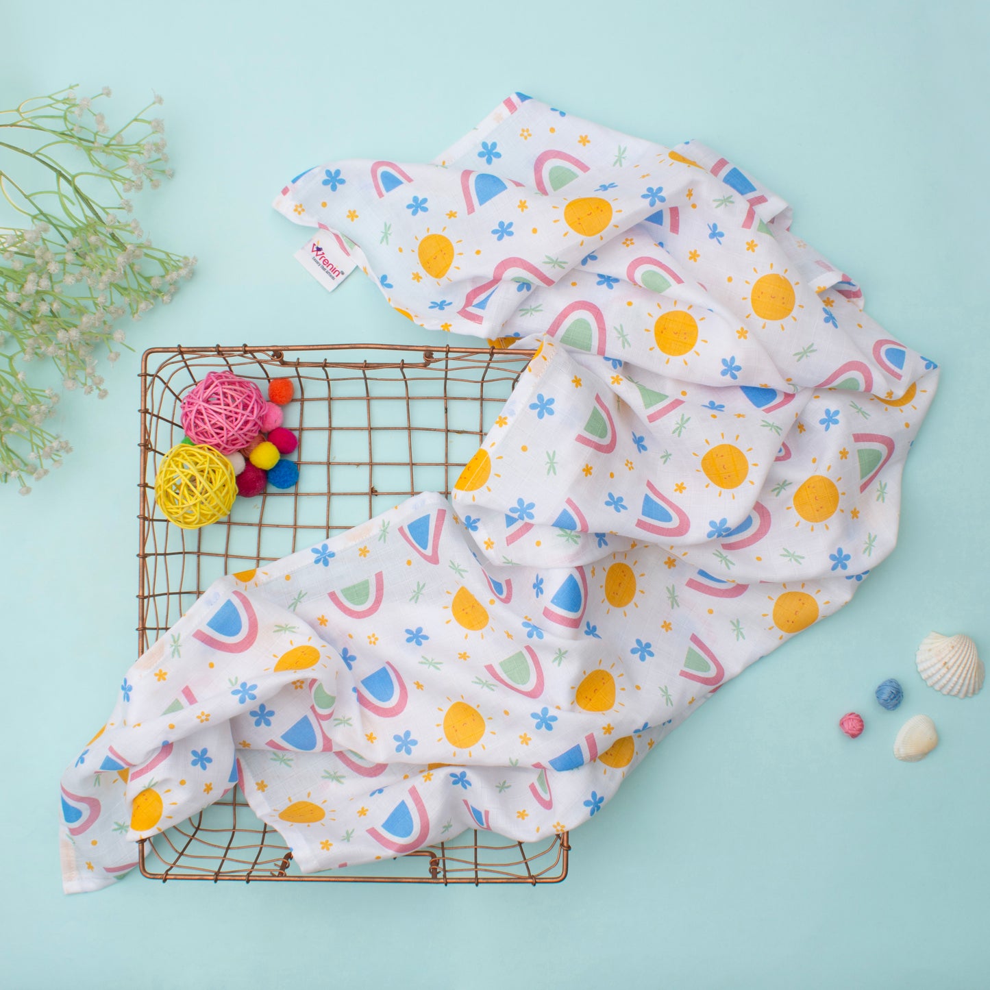 MUSLIN Towel - Daisy & Sunshine Delight