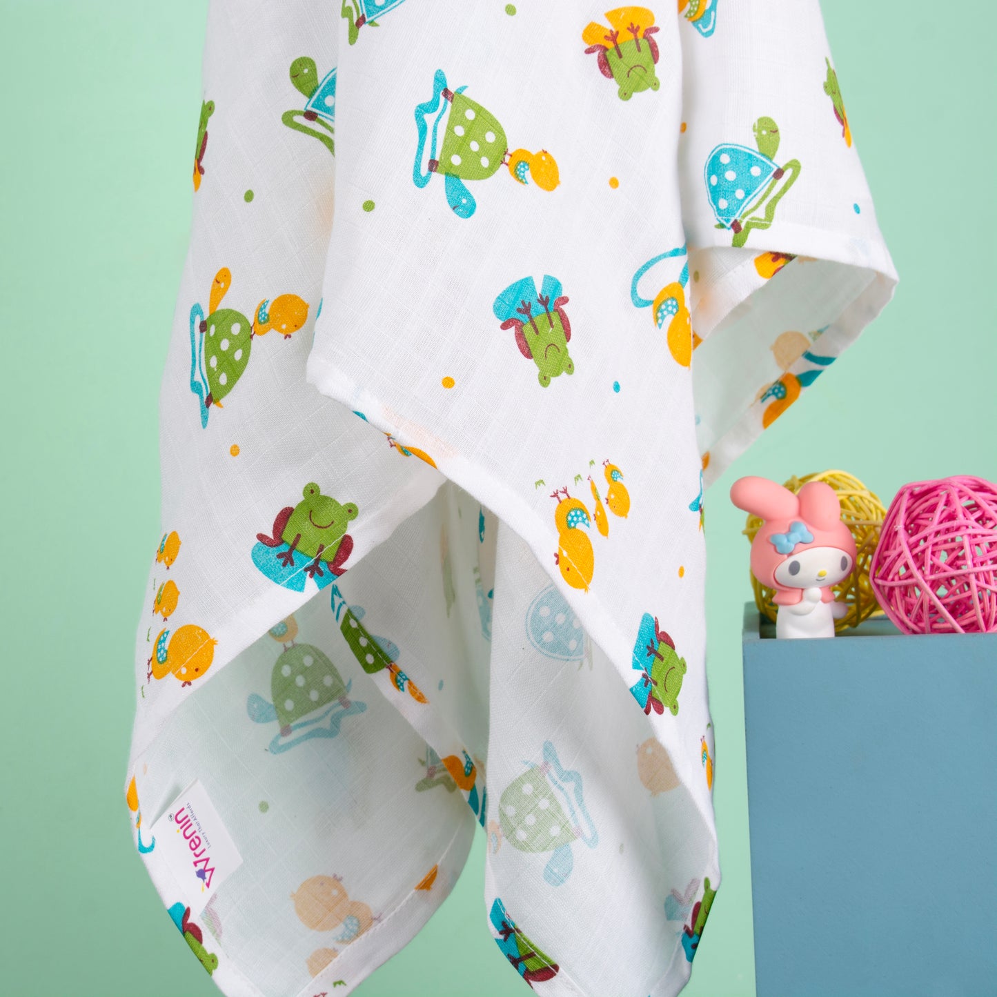 BAMBOO+ORGANIC-MUSLIN-SWADDLE-HOP & SPLASH