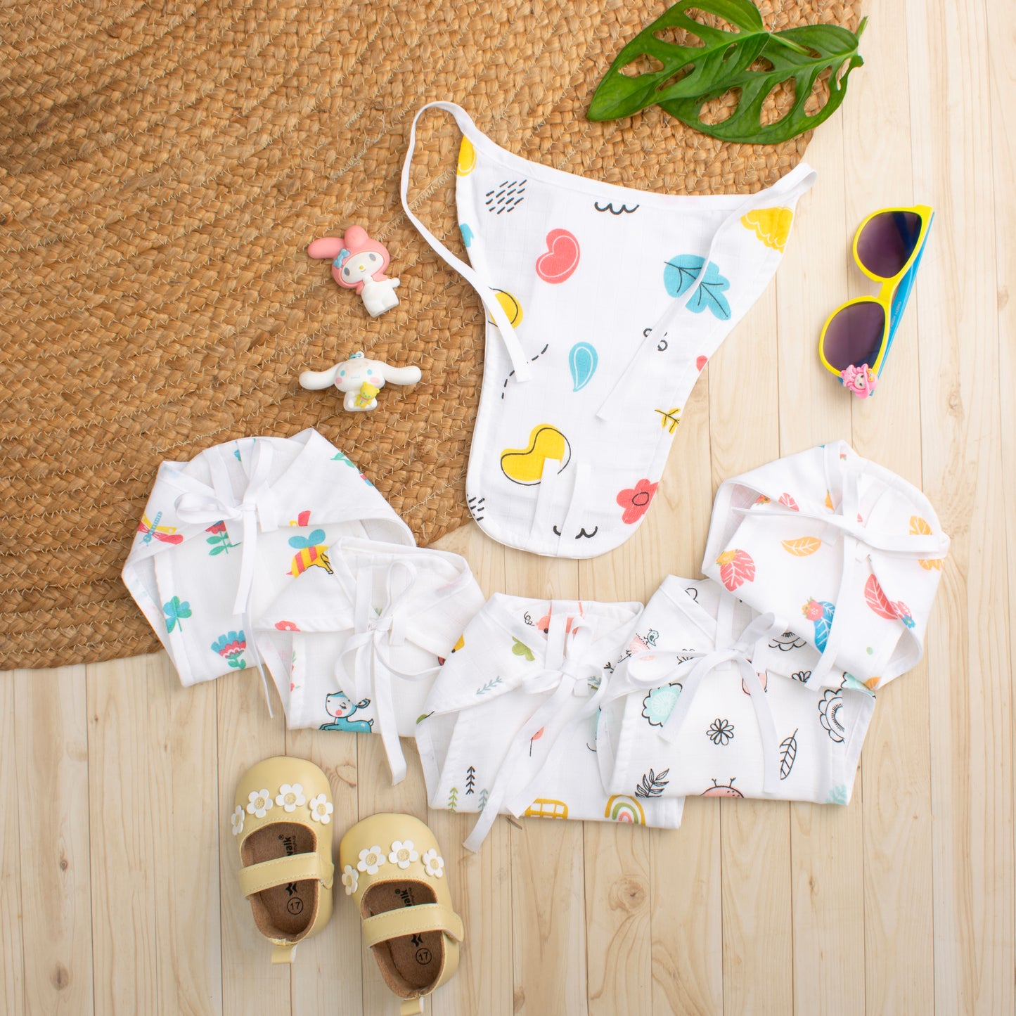 MUSLIN-NAPPY-WANDER WHEELS
