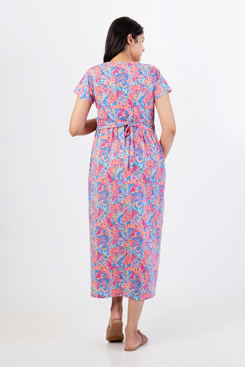 ZIPLESS MATERNITY WEAR SHORTSLEEVE - FLARE FLORA