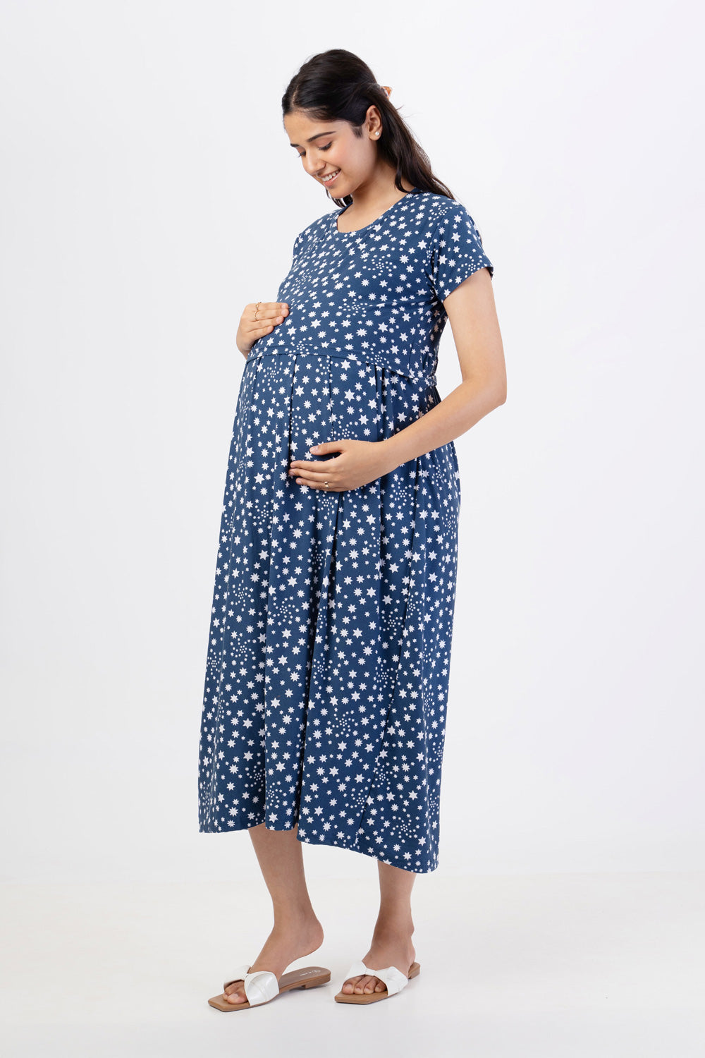 ZIPLESS MATERNITY WEAR SHORTSLEEVE - NEBULA DREAMS
