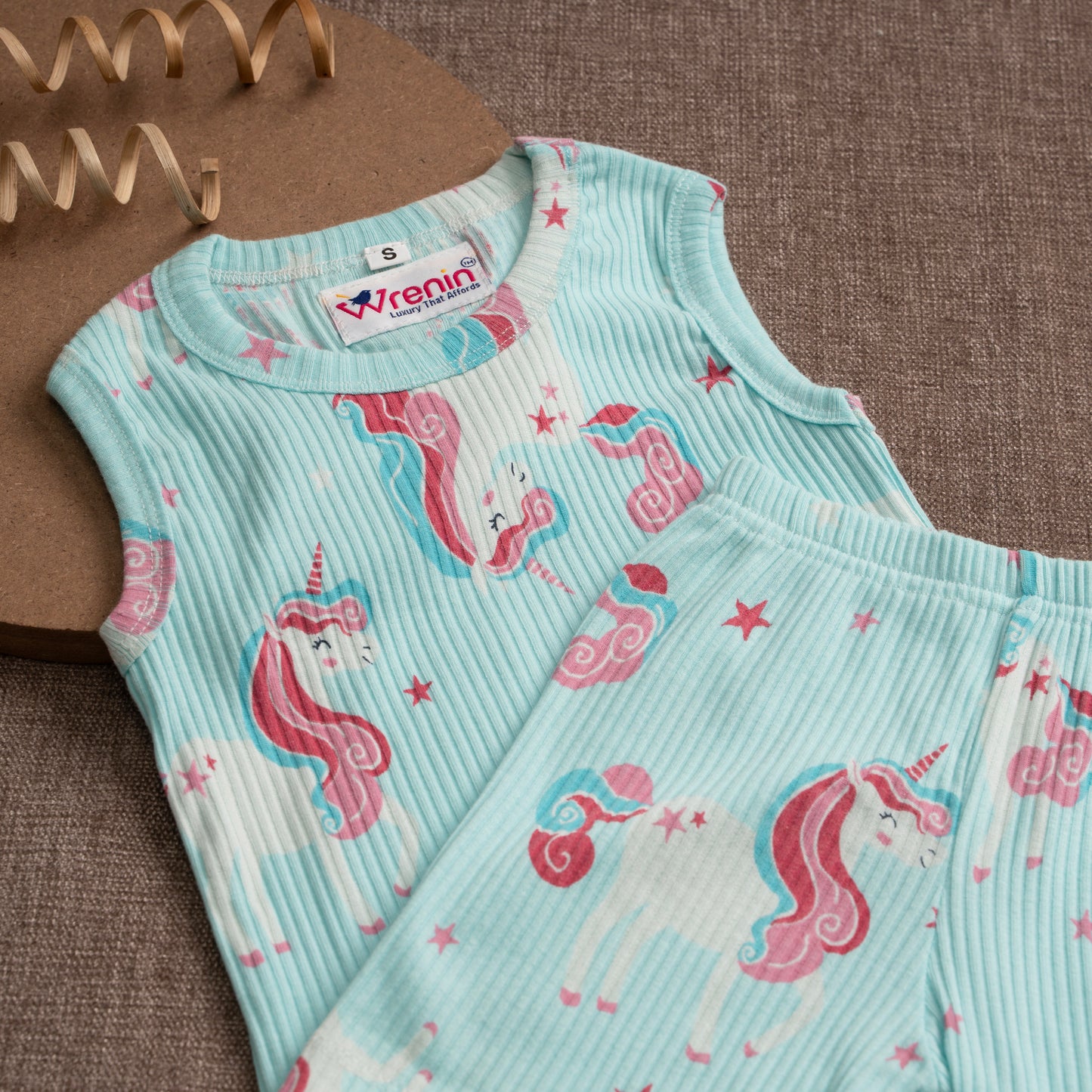 Coords Sleeveless 100% cotton Ribbed Knit - cloud Soft Series - Magic Mane