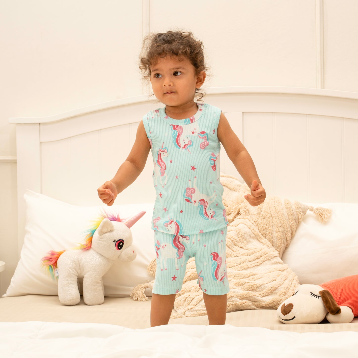 Coords Sleeveless 100% cotton Ribbed Knit - cloud Soft Series - Magic Mane