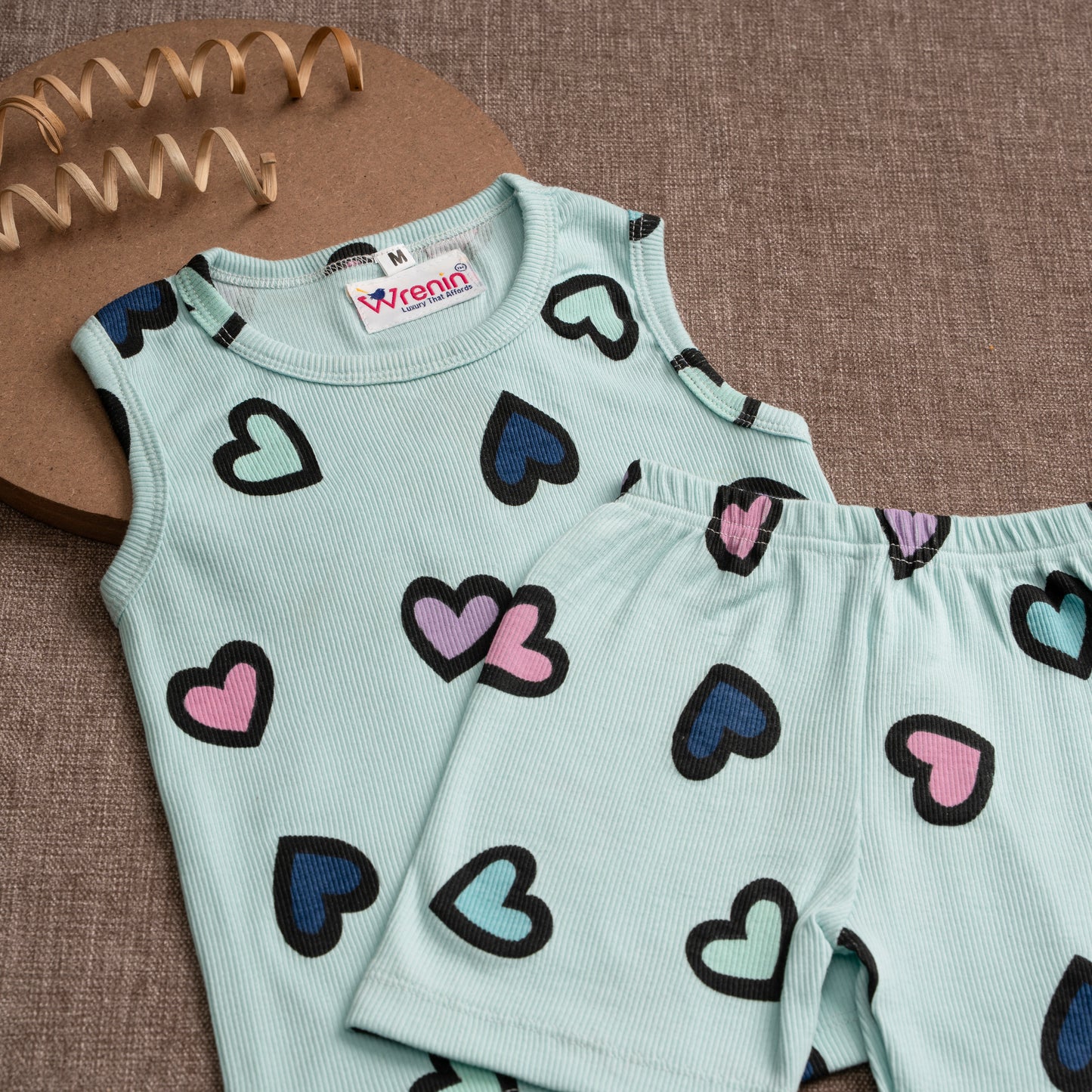 Coords Sleeveless 100% cotton Ribbed Knit - cloud Soft Series - Loving Pastels