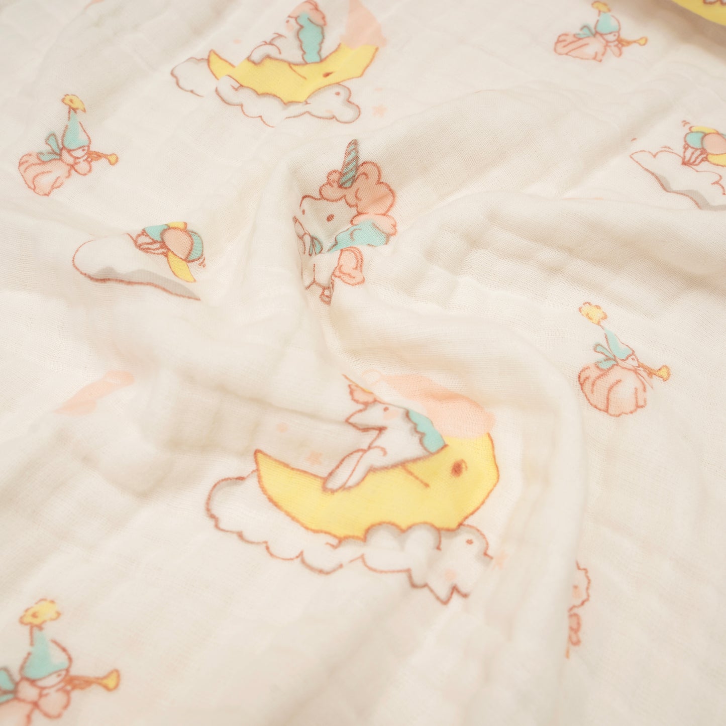 CRINKLE BLANKET | 6 LAYERS | ORGANIC MUSLIN | CLOUDLAND PONIES