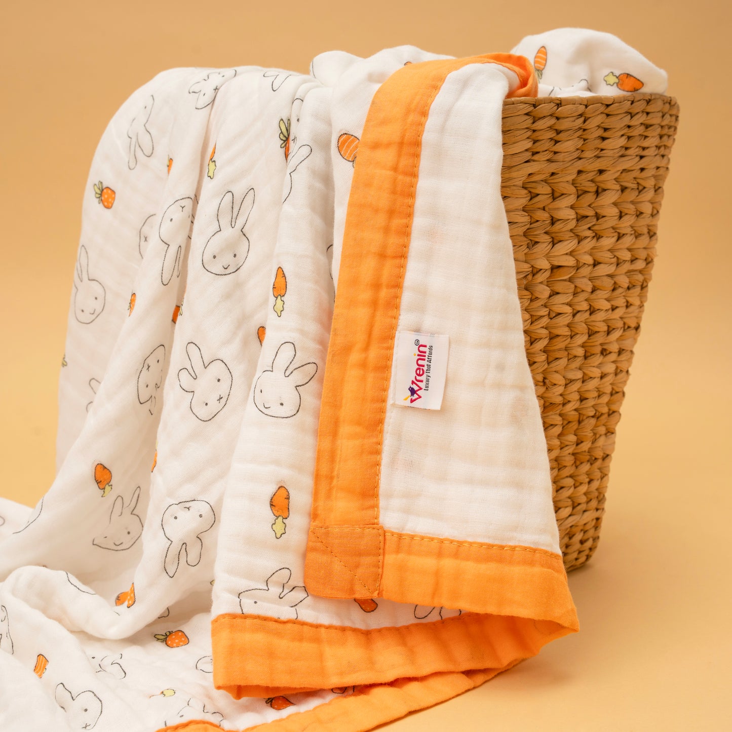 CRINKLE BLANKET | 6 LAYERS | ORGANIC MUSLIN | LITTLE MIFFY