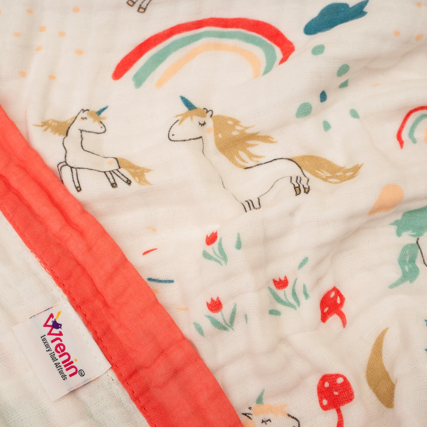 CRINKLE BLANKET | 6 LAYERS | ORGANIC MUSLIN | SKIES OF WONDER