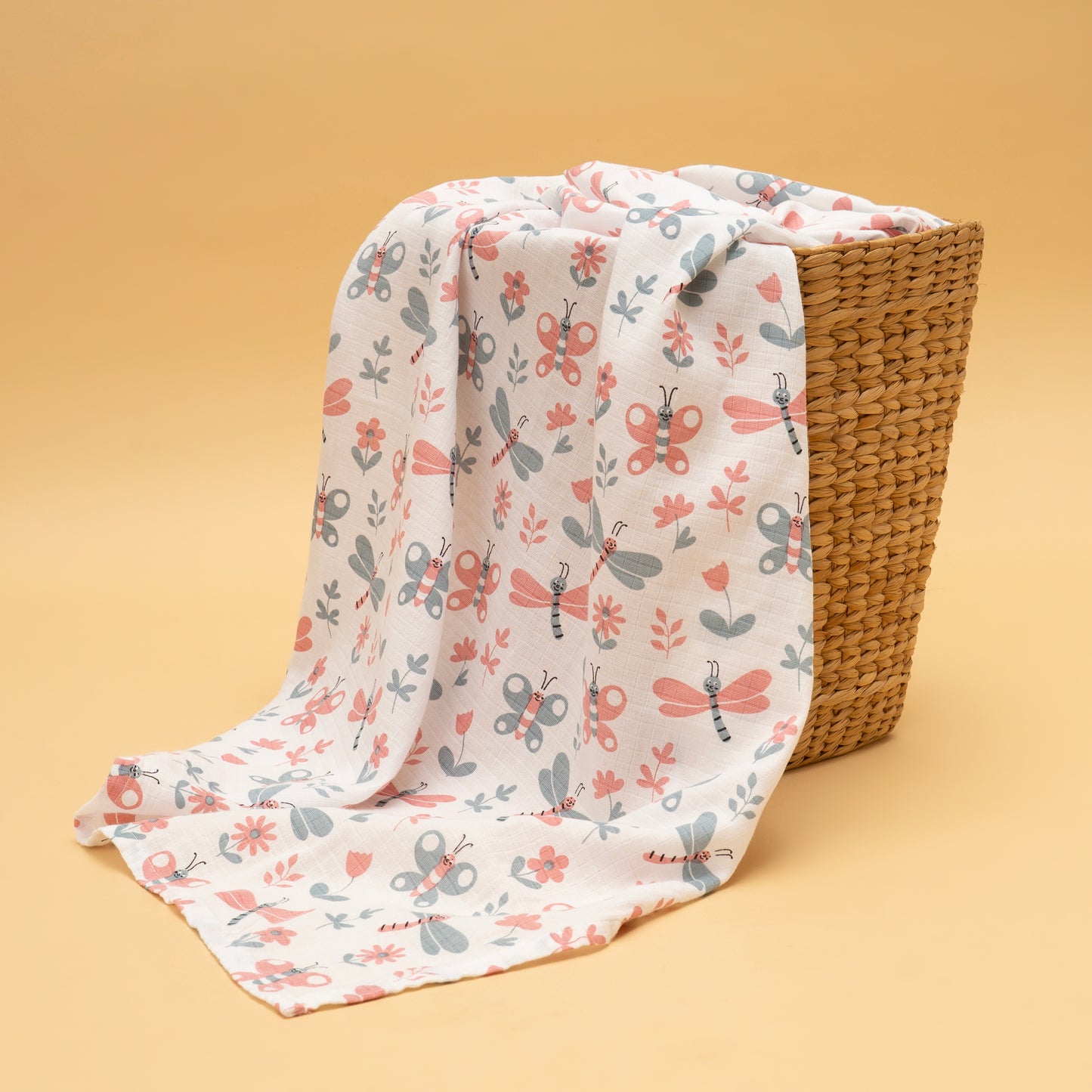 BATH TOWEL | ORGANIC MUSLIN |GOTS CERTIFIED | 75*140 CM | BABY BOTANICA