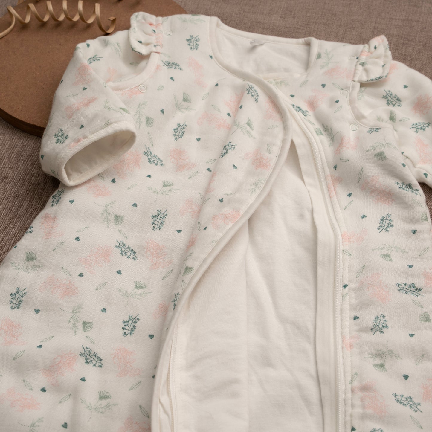 SLEEP SACK | 100% ORGANIC MUSLIN COTTON | 2.5 TOG RATING | DREAMY MEADOW