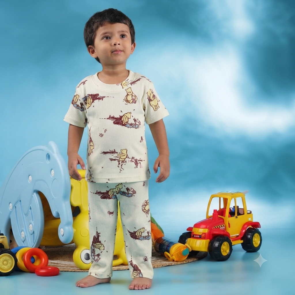 Coords|Rib knit | Winnie the doodle | Azo free dyes