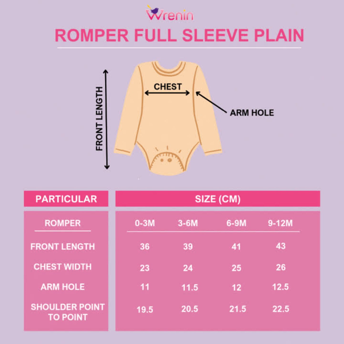 Romper Full Sleeve Plain - Gray Cloud Charm