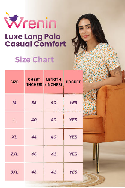 Luxe Long T-Shirt -Ribbed Cotton - Casual Comfort - Tangy