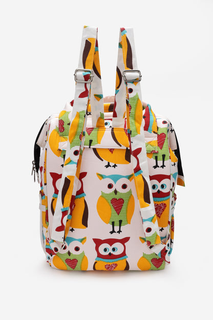 Cotton Maternity Diaper Backpack For Mom's  - Twit Twoo