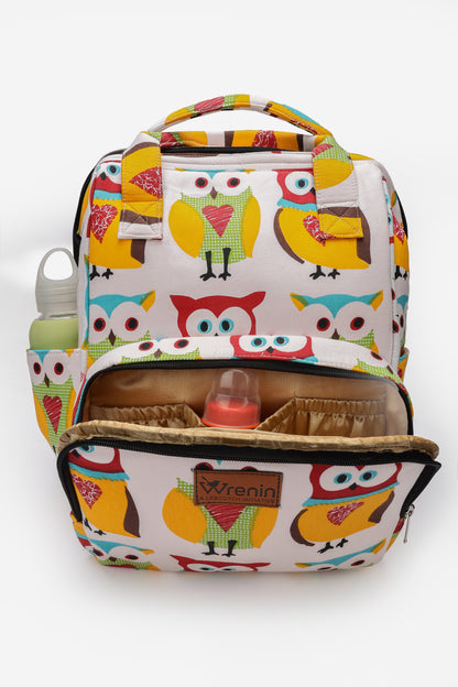 Cotton Maternity Diaper Backpack For Mom's  - Twit Twoo