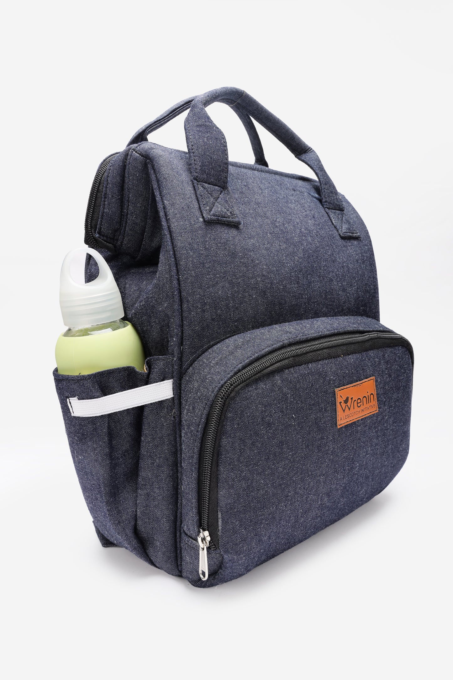 Cotton Maternity Diaper Backpack for Mom's -Urban Denim