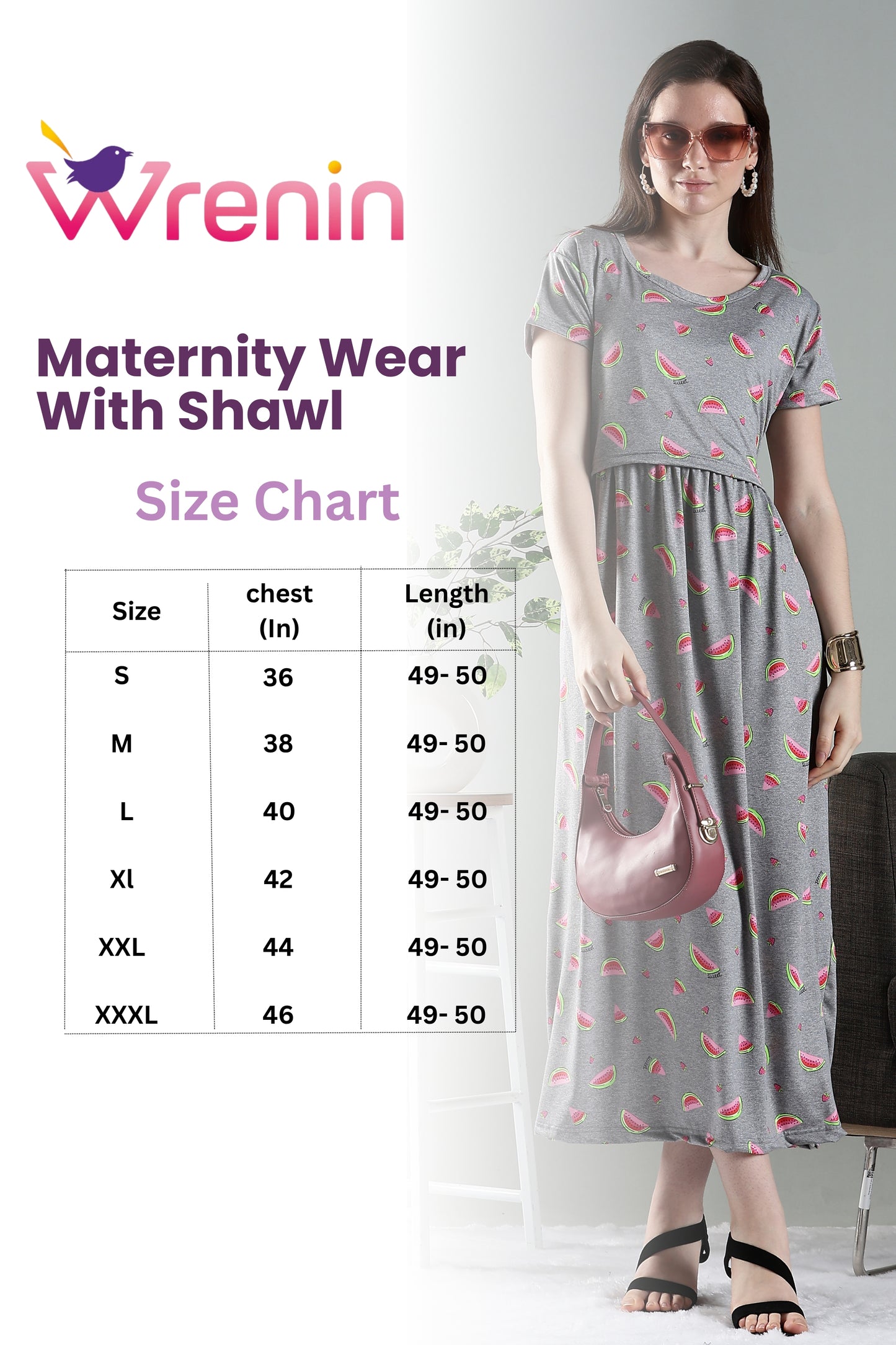 ZIPLESS MATERNITY WEAR | SHORTSLEEVE | MELON MIRAGE