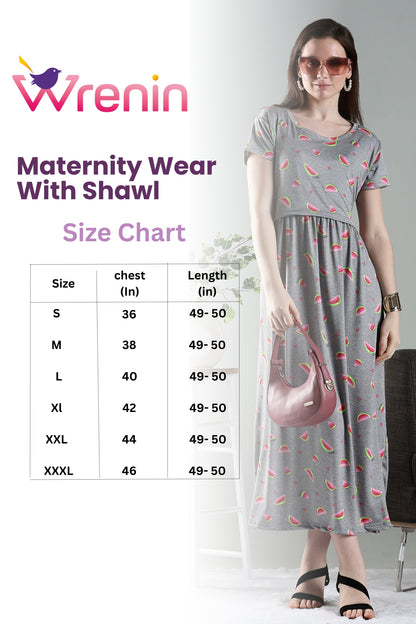 ZIPLESS MATERNITY WEAR | SHORTSLEEVE | MELON MIRAGE